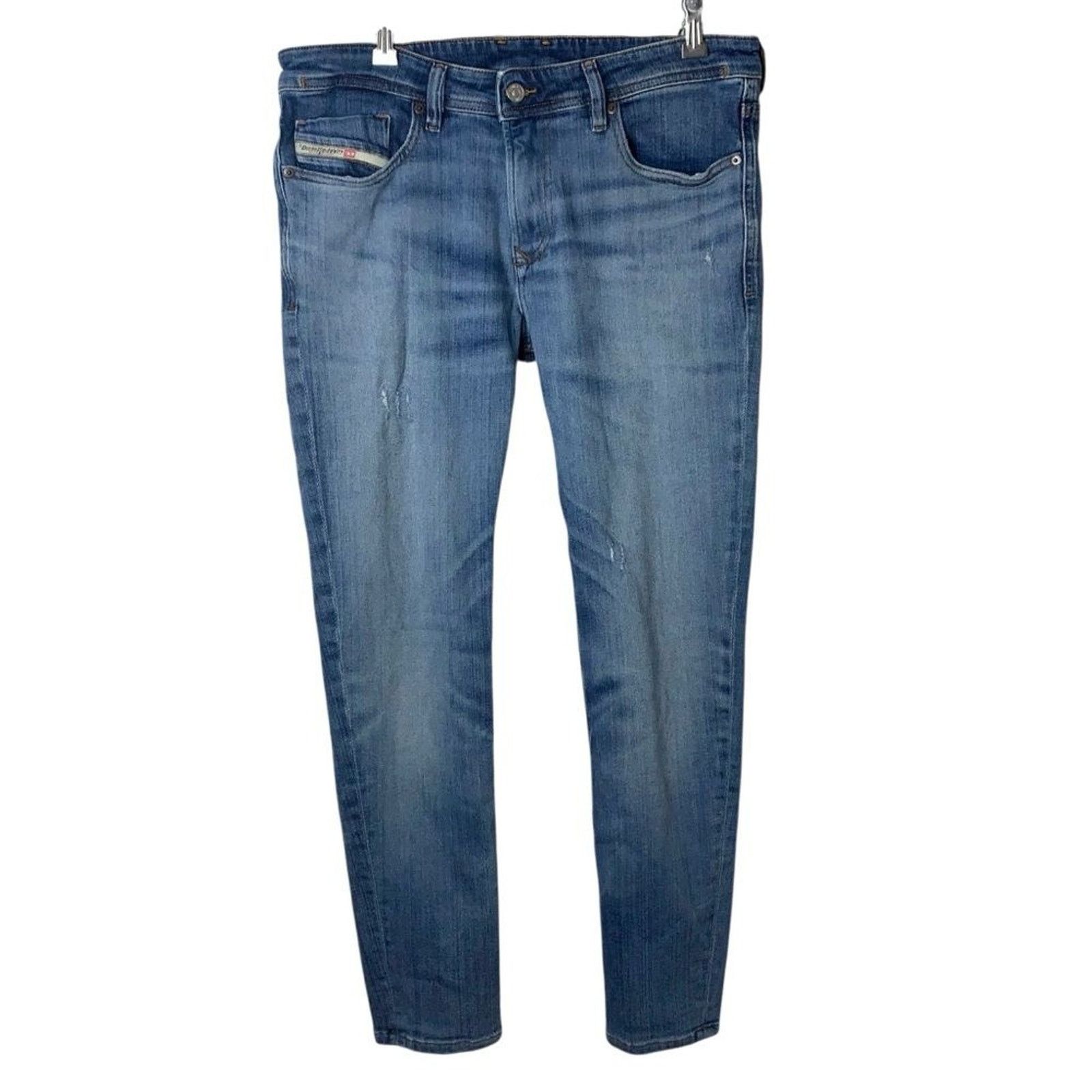 Diesel Diesel 1979 Sleenker Skinny Jeans Y2K Men's Low Rise Blue Size US 33 - 5 Thumbnail