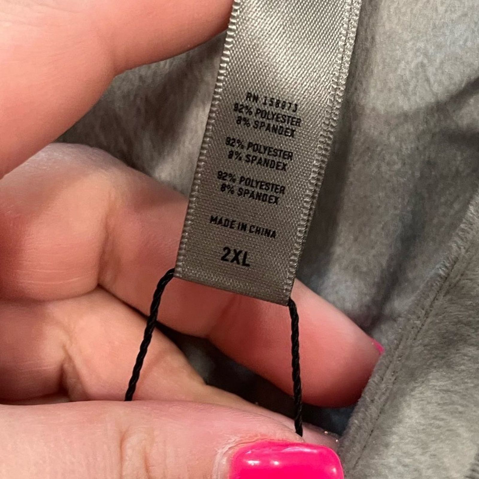 SKIMS NWT Skims Velour Crewneck Tank Smoke Size 2X Size XXL / US 16-18 / IT 52-54 - 2 Thumbnail