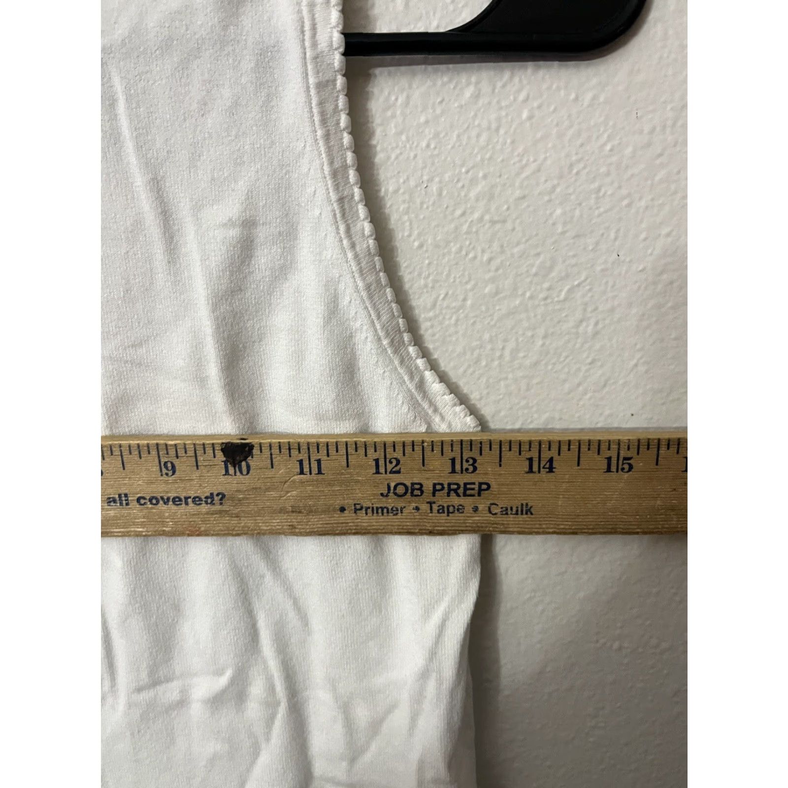Theory VINTAGE Theory V-Neck White Tank Top, Petites Small, Viscose Blend, Basic Style, Womens Size S / US 4 / IT 40 - 4 Thumbnail