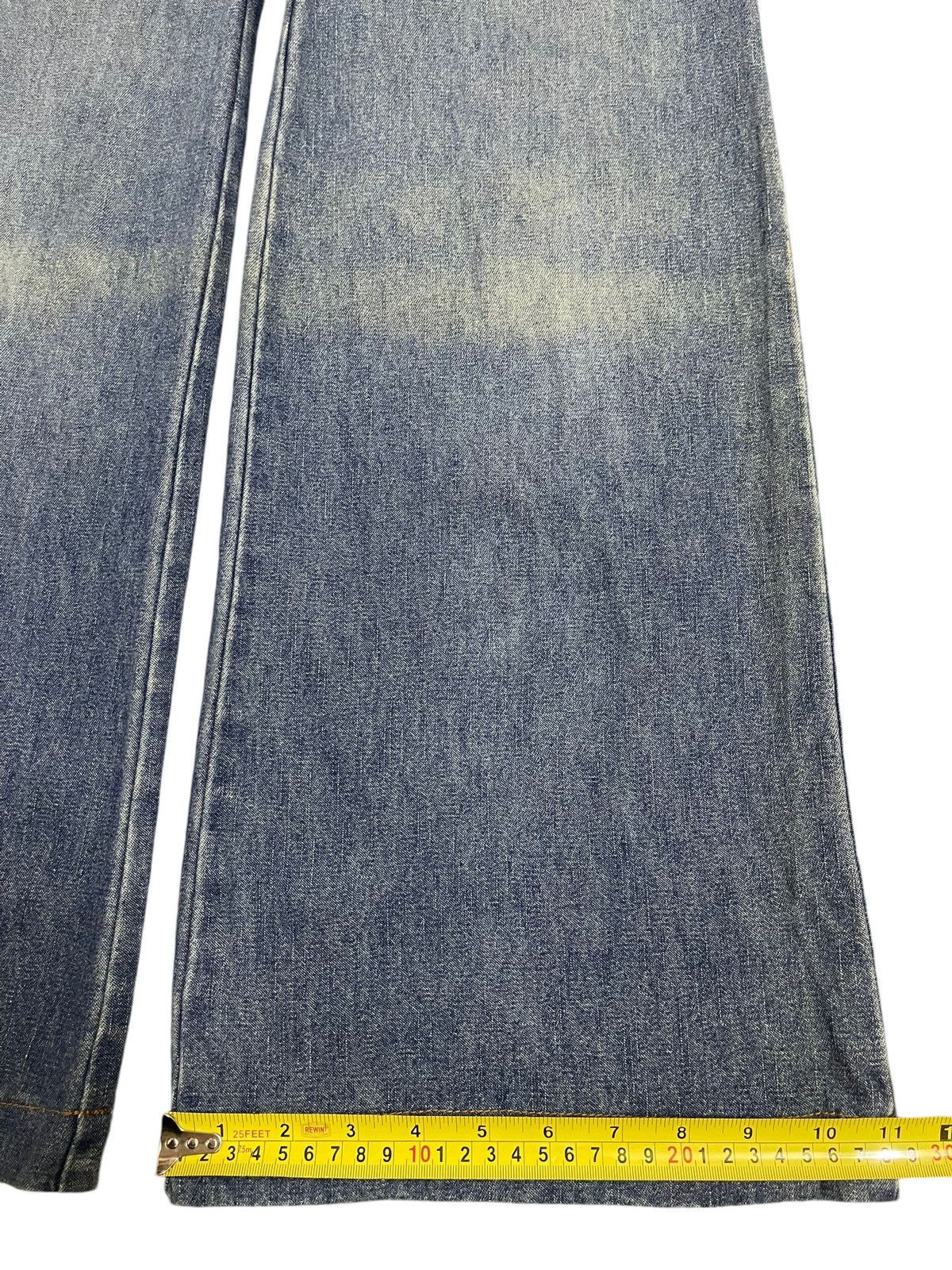 Hysteric Glamour Vintage Japanese Brand Blue Bleached Style Baggy Jeans Size 28" / US 6 / IT 42 - 14 Thumbnail