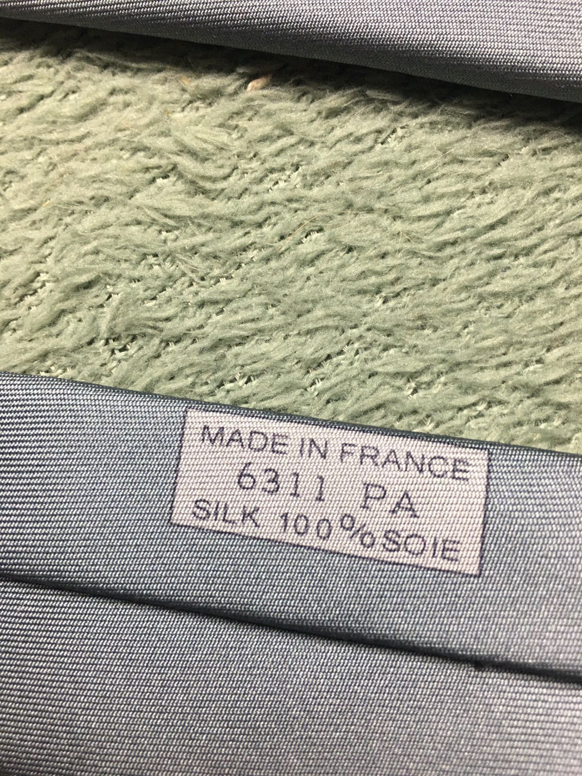 Hermes HERMES Paris Rabbit Carrot Print 6311 PA Silk Mens Tie Size ONE SIZE - 11 Thumbnail