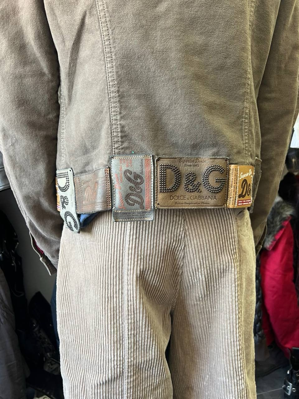 Dolce & Gabbana AW2003 Dolce & Gabbana Archive Tags Denim Jacket Size US L / EU 52-54 / 3 - 3 Thumbnail