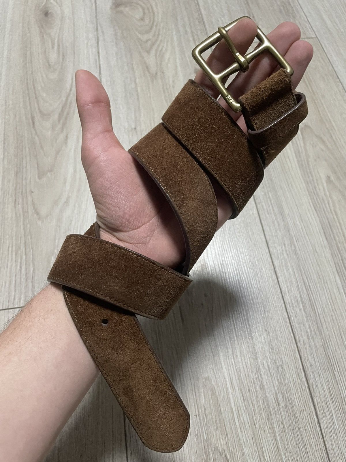 Rare Polo Ralph Lauren Classic Leather Belt RL67