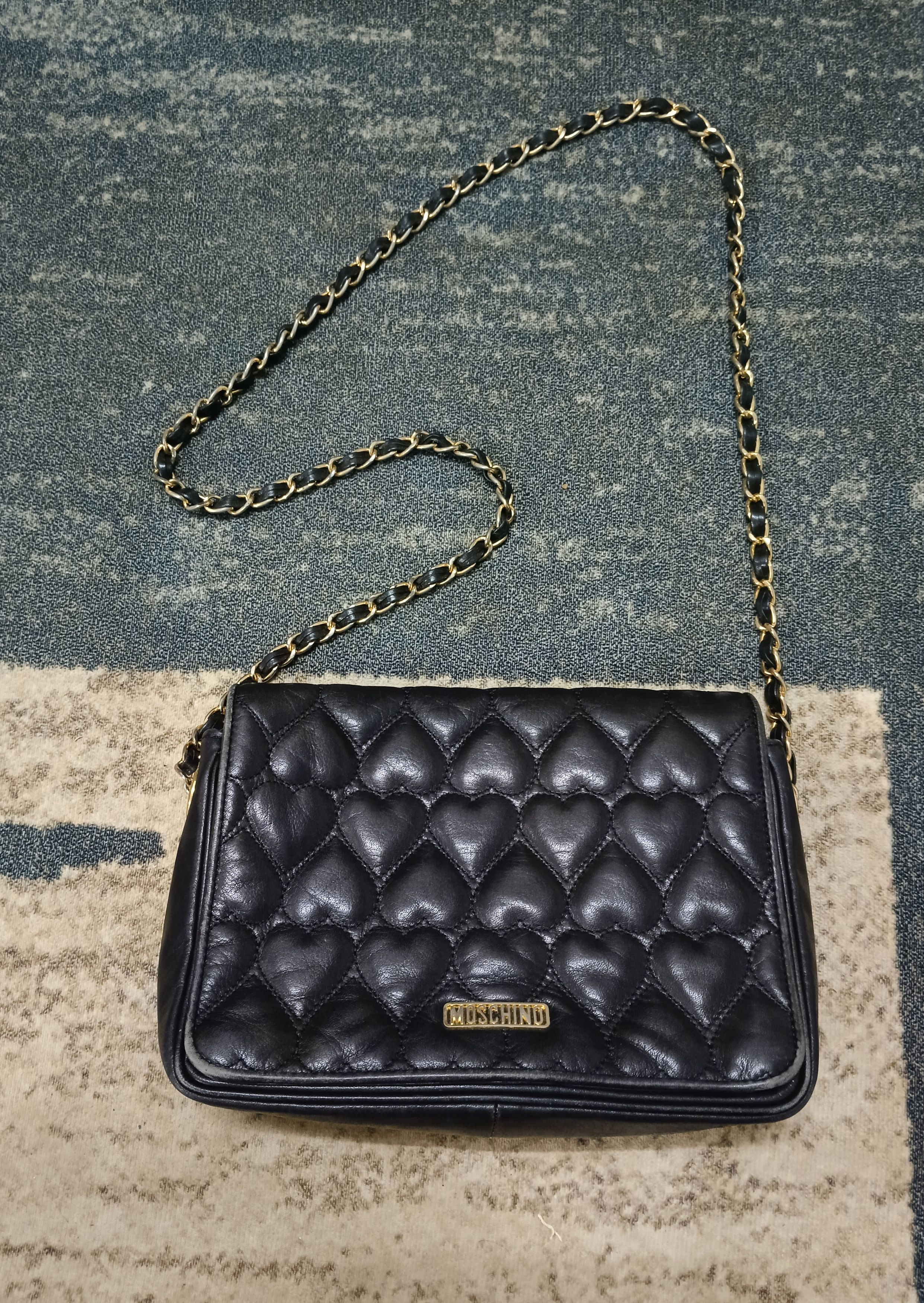 Leather × Moschino OG🔥GRAIL MOSCHINO SOFT LEATHER Size ONE SIZE - 1 Thumbnail