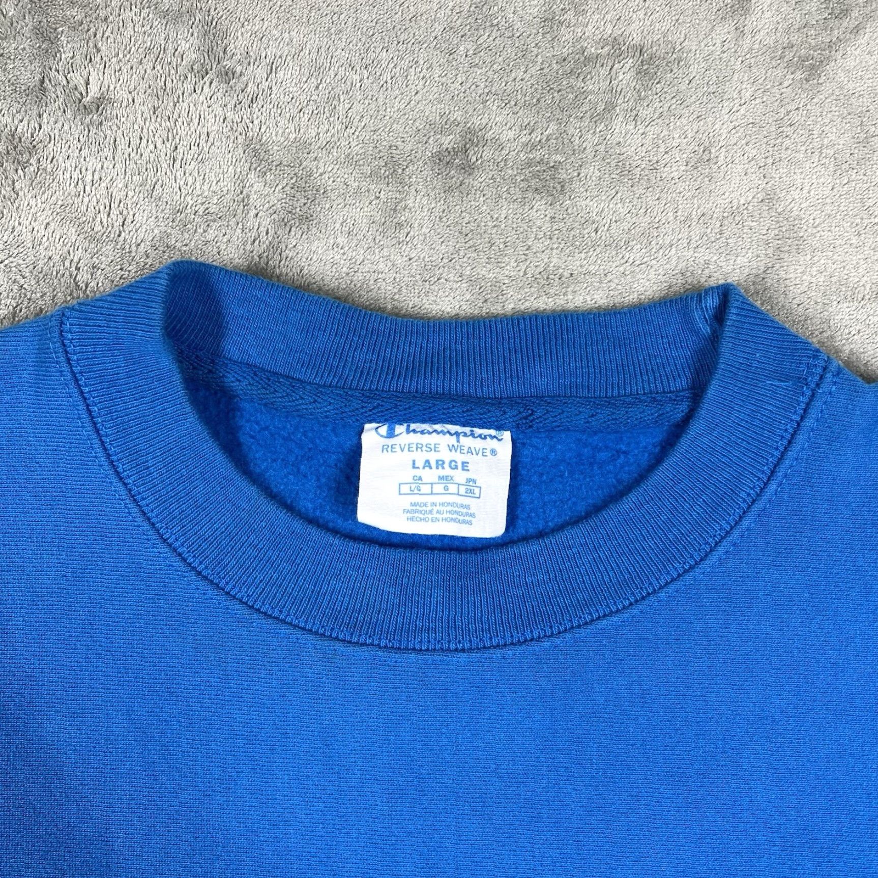 Champion VINTAGE Champion Reverse Weave Sweatshirt Men XL Blue Crewneck, Heavyweight, Embroidered Logo, 90s USA Preppy Pullover Size US XL / EU 56 / 4 - 7 Thumbnail