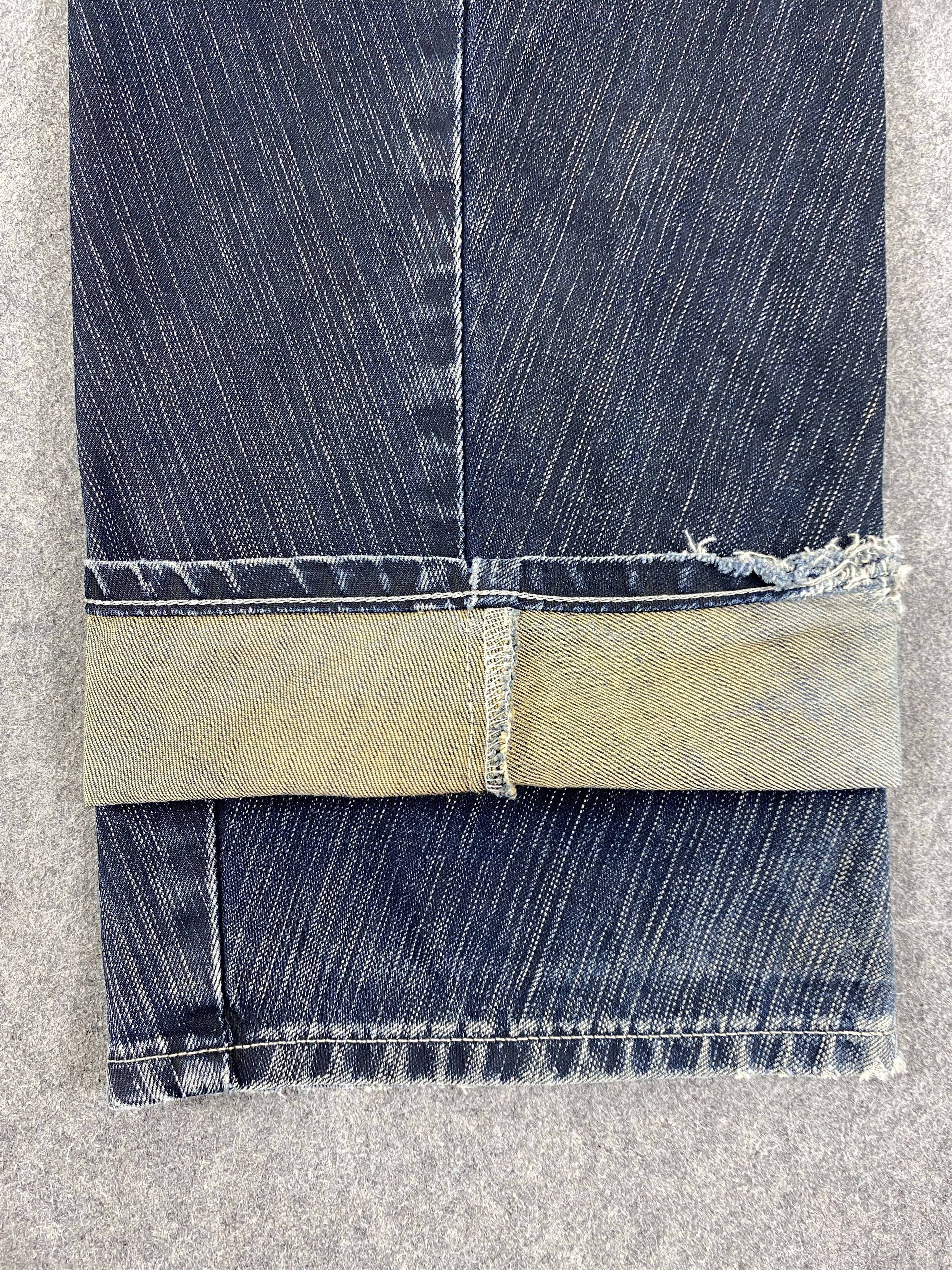 Edwin Mud Blue Vintage Edwin Buckle Back Jeans 32x33 - JN3247 Size US 32 / EU 48 - 13 Thumbnail