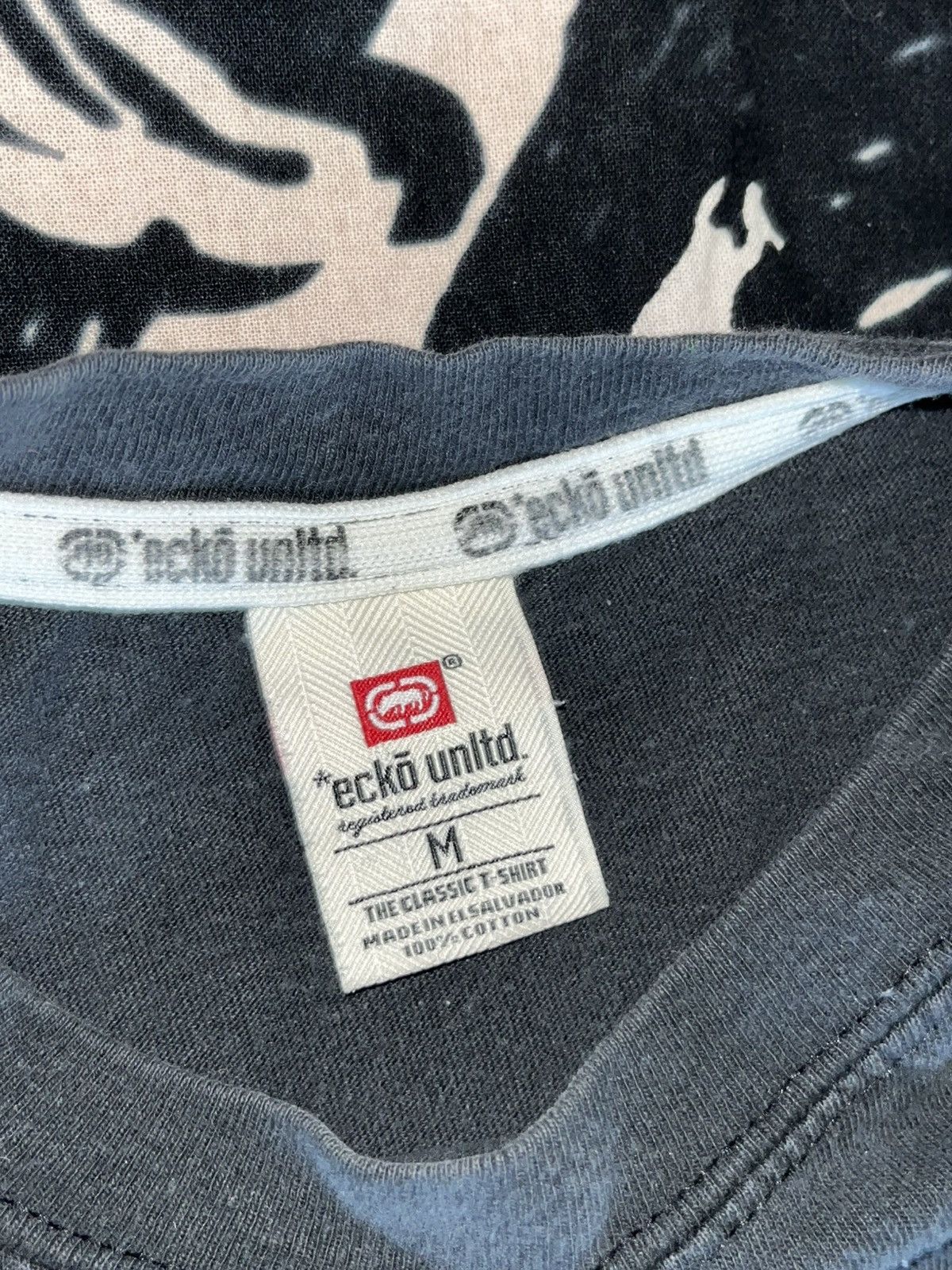 Other Crazy Y2K Faded Thrashed ERD Baggy Mall Skater Ecko Tee Size US M / EU 48-50 / 2 - 3 Thumbnail