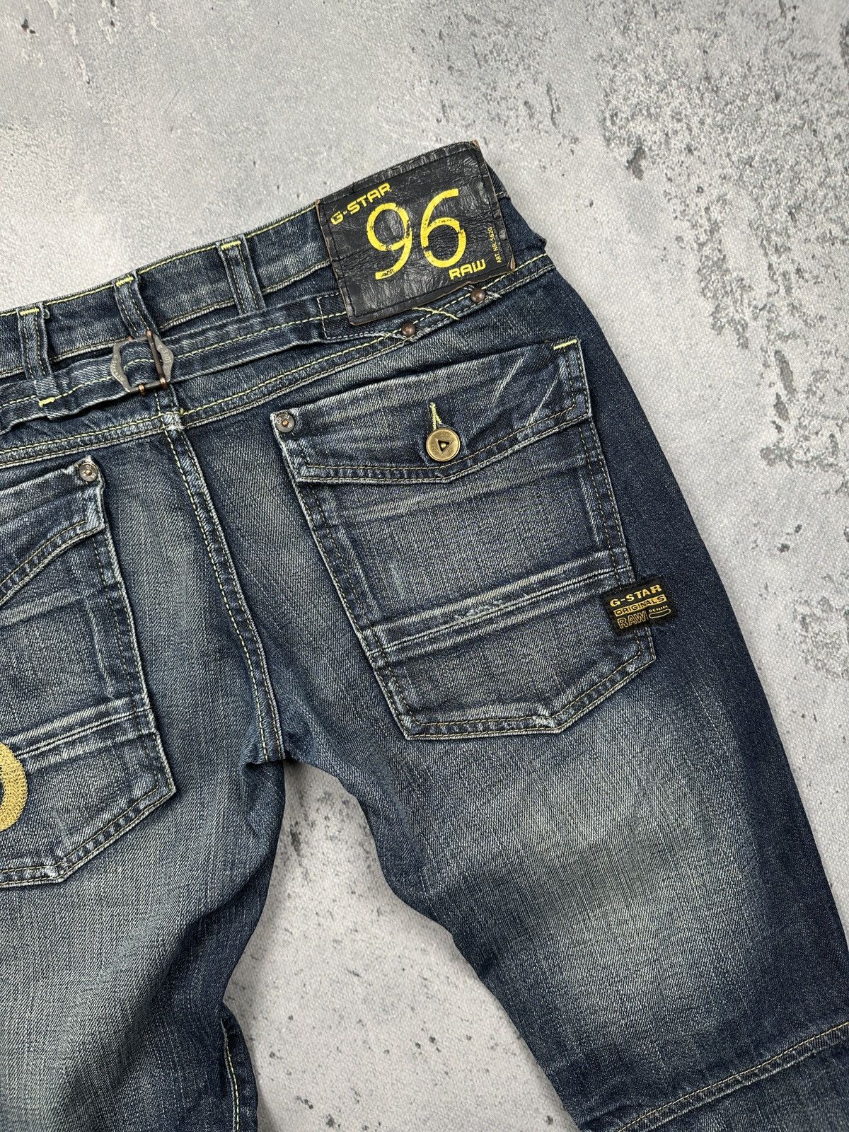 G-Star Vintage G-Star RAW Elwood Heritage Embro Narrow Jeans 96 y2k Size 30" / US 8 / IT 44 - 22 Thumbnail