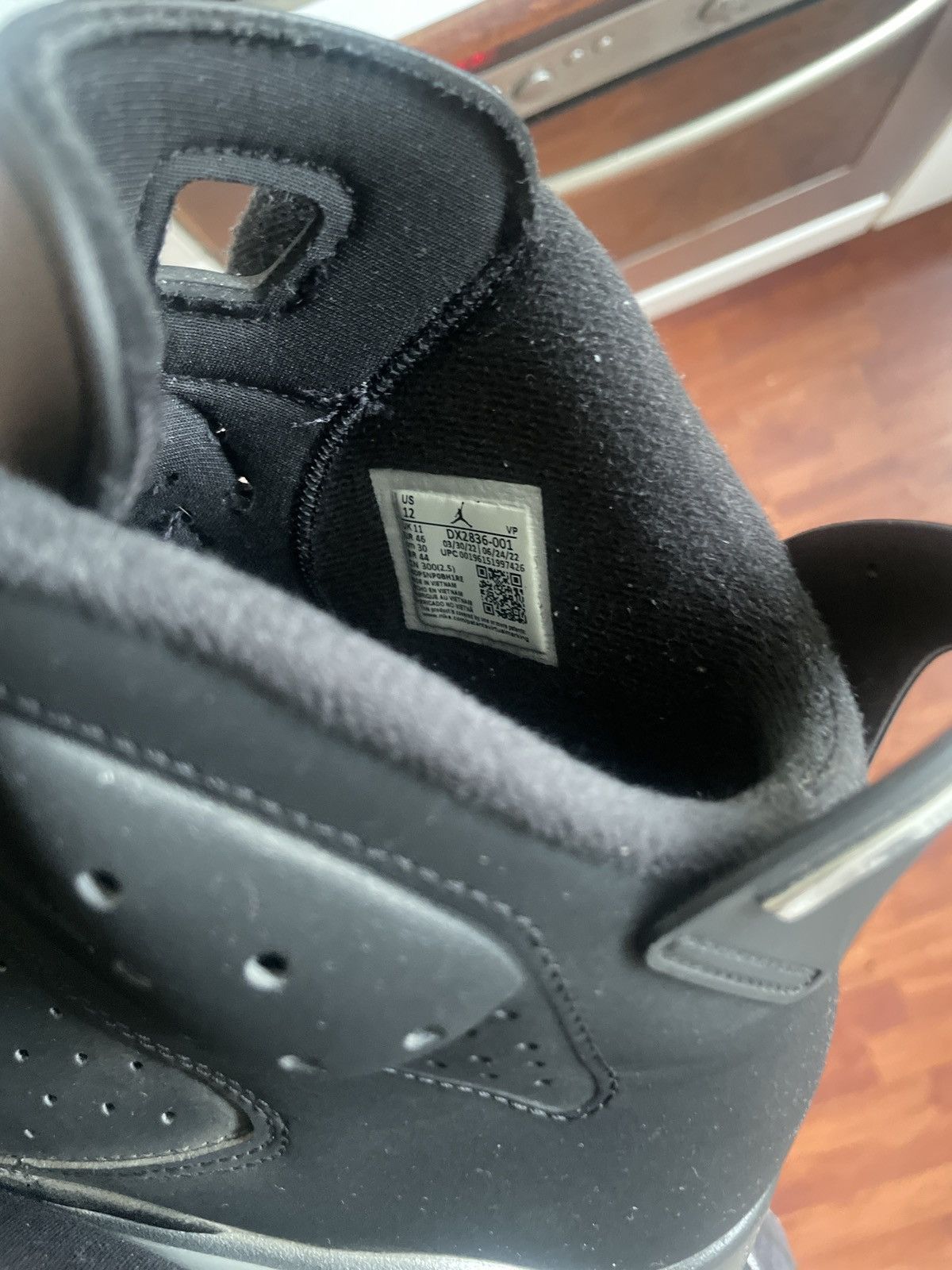 Jordan Brand Jordan 6 Black Chroma Size US 12 / EU 45 - 16 Thumbnail