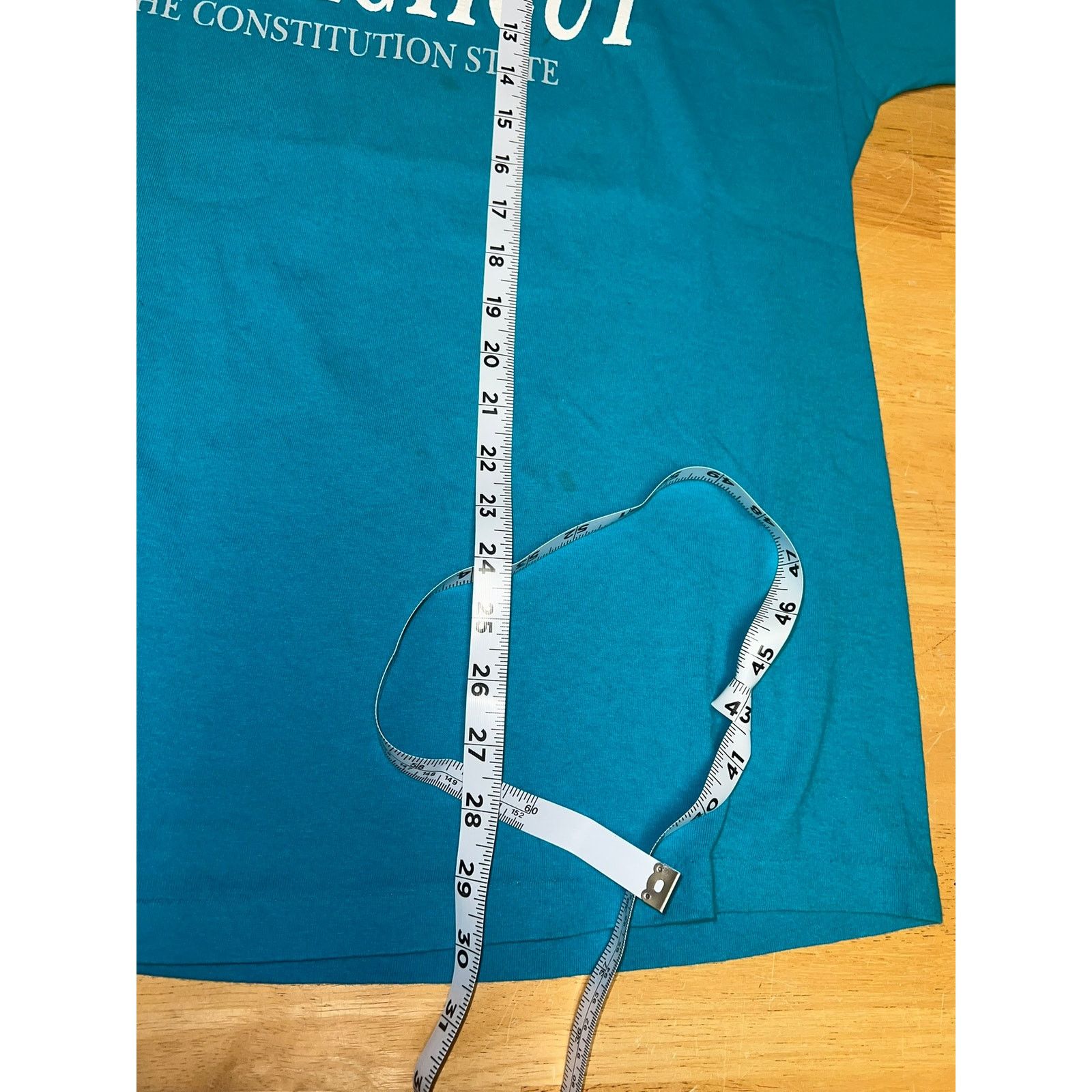 Delta Vintage Connecticut Shirt The Constitution State Teal 90s XL Size US XL / EU 56 / 4 - 9 Thumbnail
