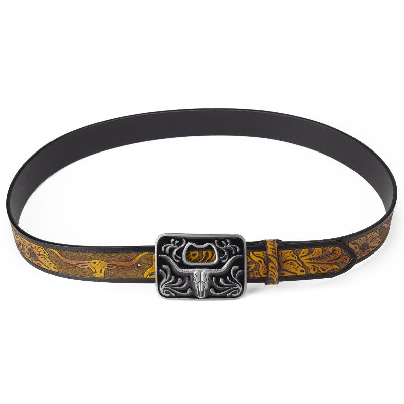 Designer Matchless Vintage Belt Riveted Belts Menswear Accessories Size ONE SIZE - 2 Thumbnail