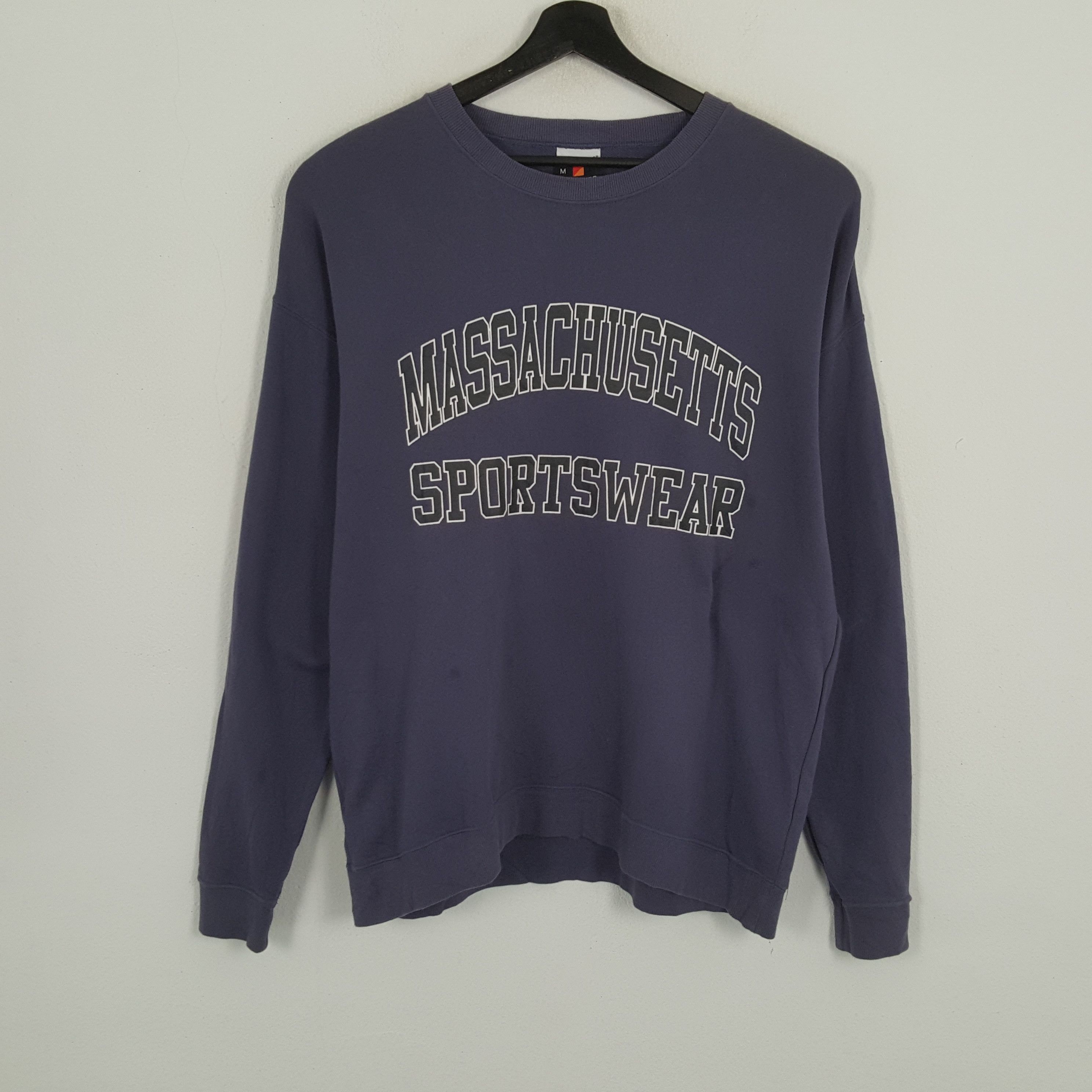Signal Sport × Vintage MASSACHUSETTS SPORTWEAR Vintage Signal Sweatshirt Size US XL / EU 56 / 4 - 1 Thumbnail