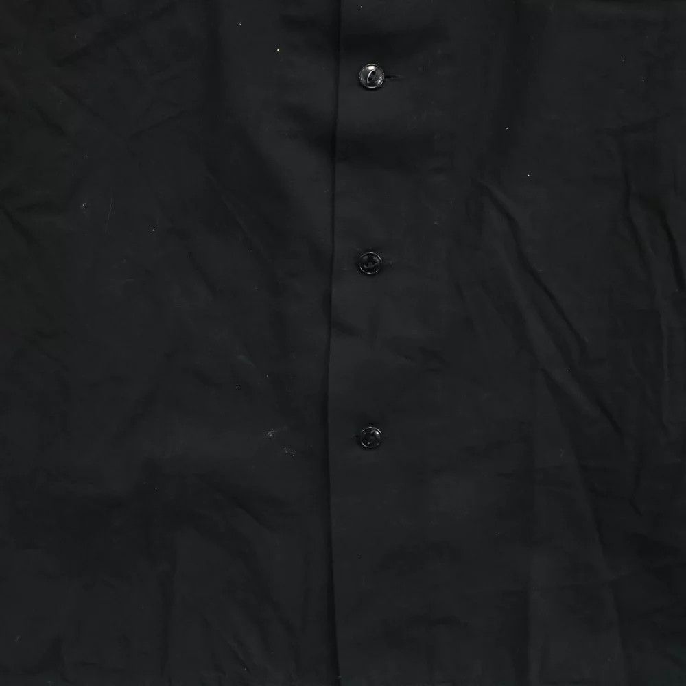 Yohji Yamamoto BLACK Scandal Yohji Yamamoto POPLIN BIG FLAP SHIRT Size US L / EU 52-54 / 3 - 3 Thumbnail