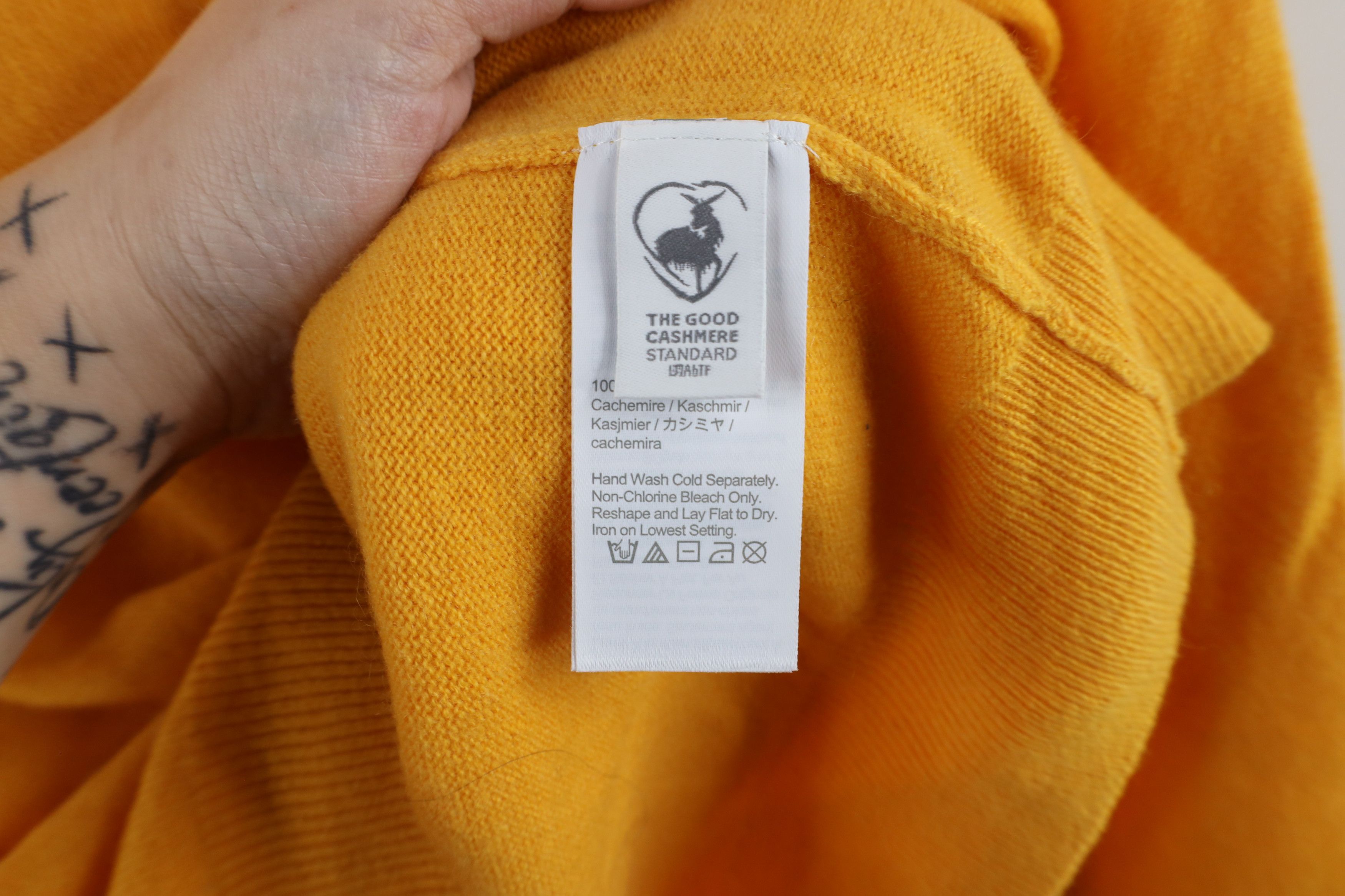 J.Crew × Vintage New J Crew Blank Soft Cashmere Knit Crewneck Sweater Yellow Size US L / EU 52-54 / 3 - 7 Thumbnail