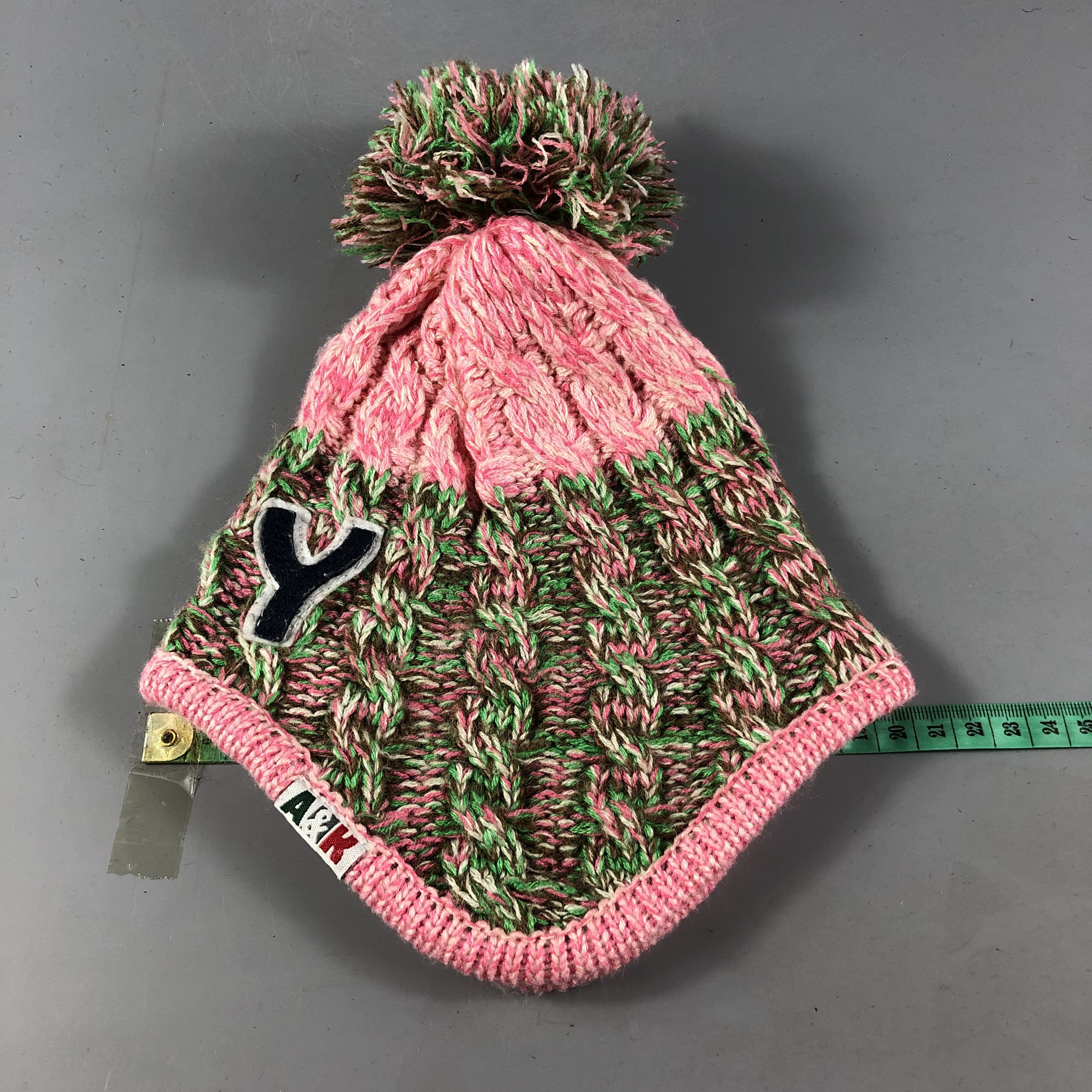 Vintage NY Earflap Bobble Beanie Snowcap Snow Hat B596 Size ONE SIZE - 3 Thumbnail