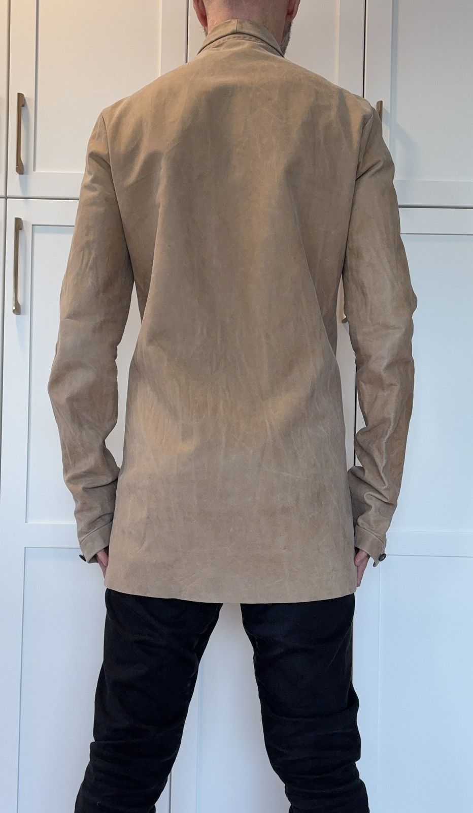 Ma+ Leather Long Shirt Size US S / EU 44-46 / 1 - 9 Thumbnail