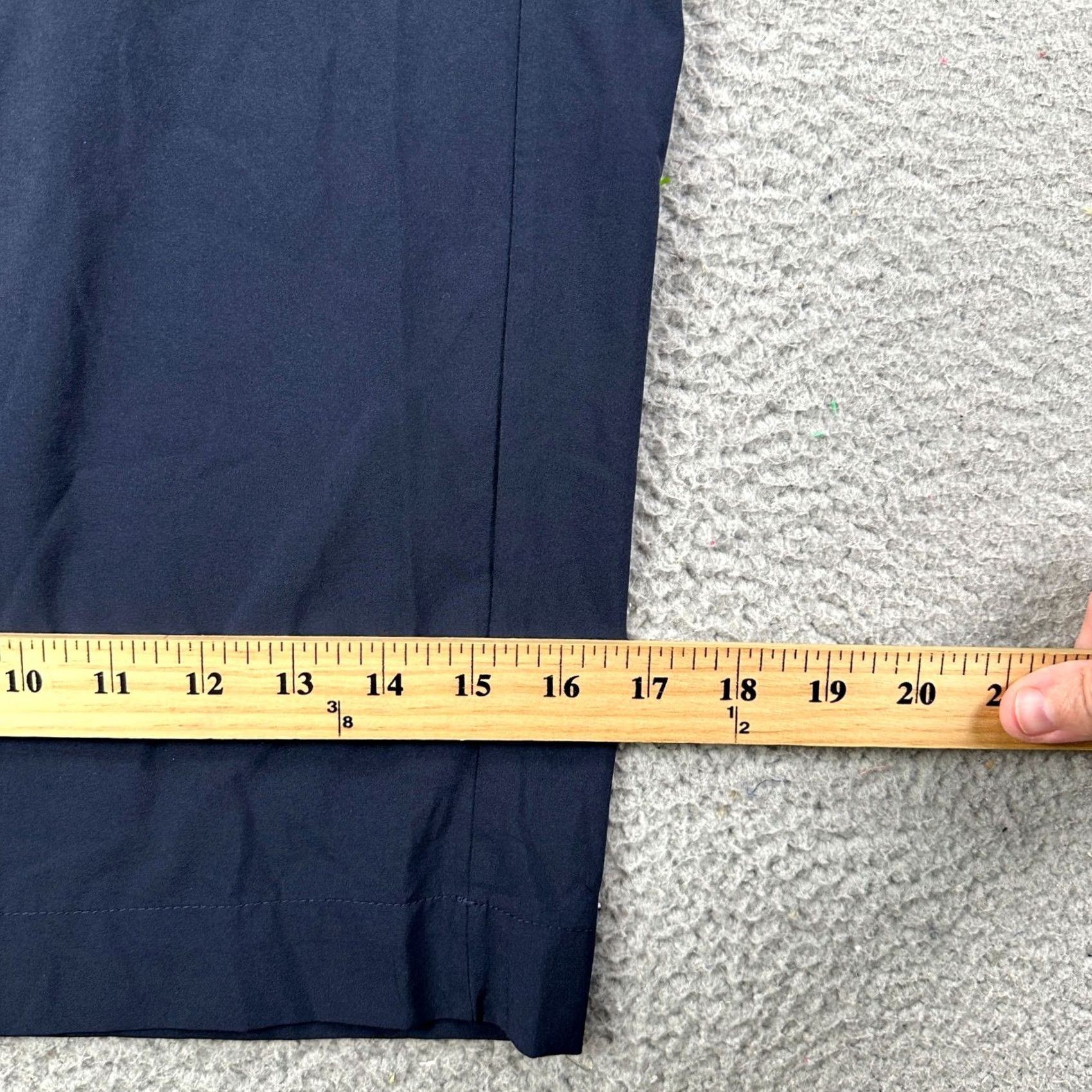 Athleta Athleta Pants Wide Leg Women 24 Plus Dark Blue Pleated Stretch Flex Performance Size 42" / US 20 - 7 Thumbnail