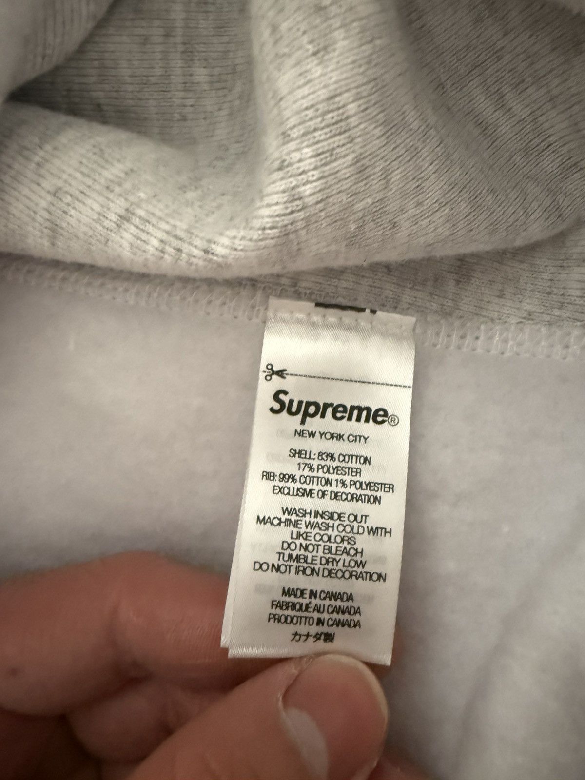 Supreme Supreme Box Logo Hooded Sweatshirt Ash Grey Size XL FW23 🔥 Size US XL / EU 56 / 4 - 6 Thumbnail
