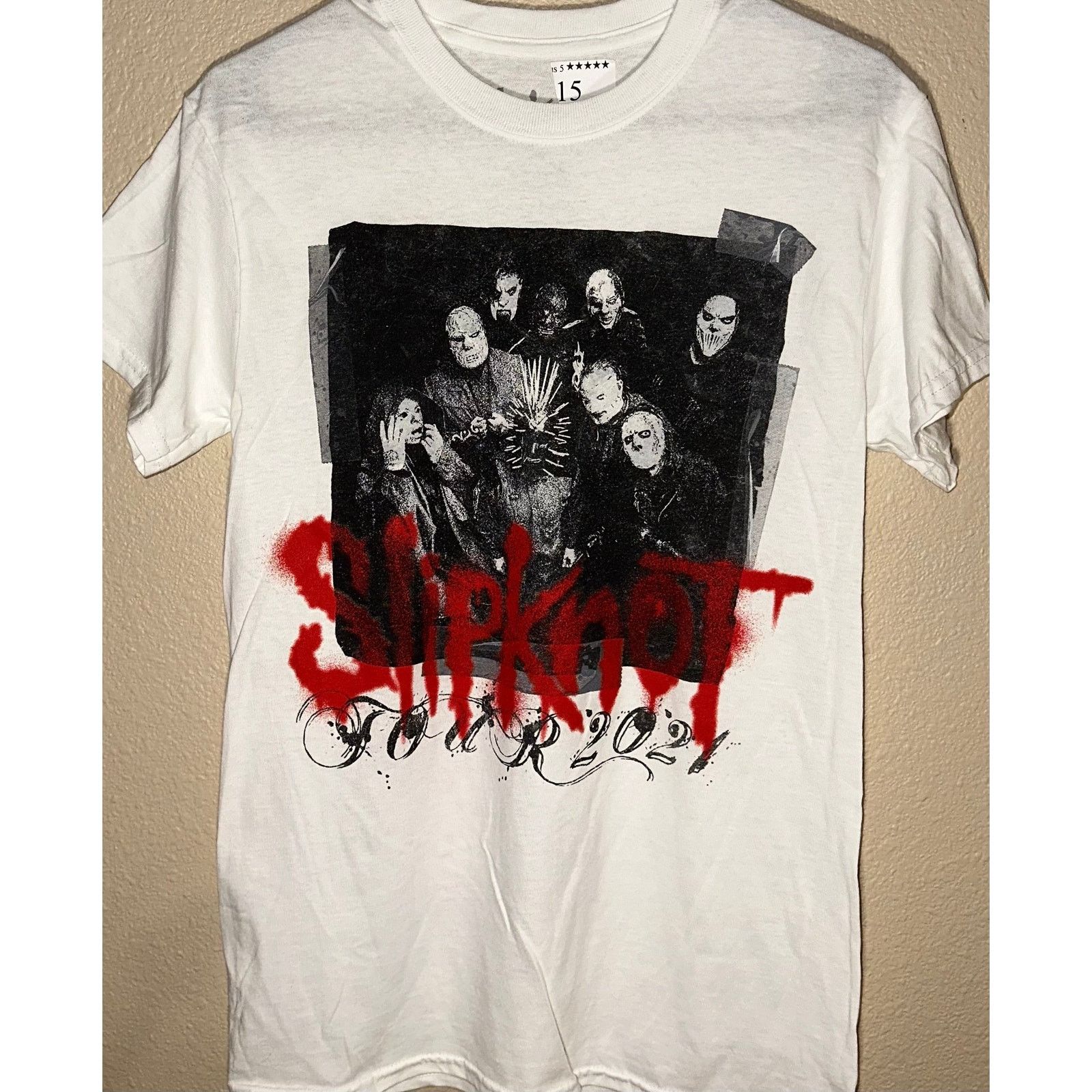 Slipknot 🔥 Slipknot 2021 Tour Tee (Red Spray Graphic) Size US S / EU 44-46 / 1 - 1 Thumbnail