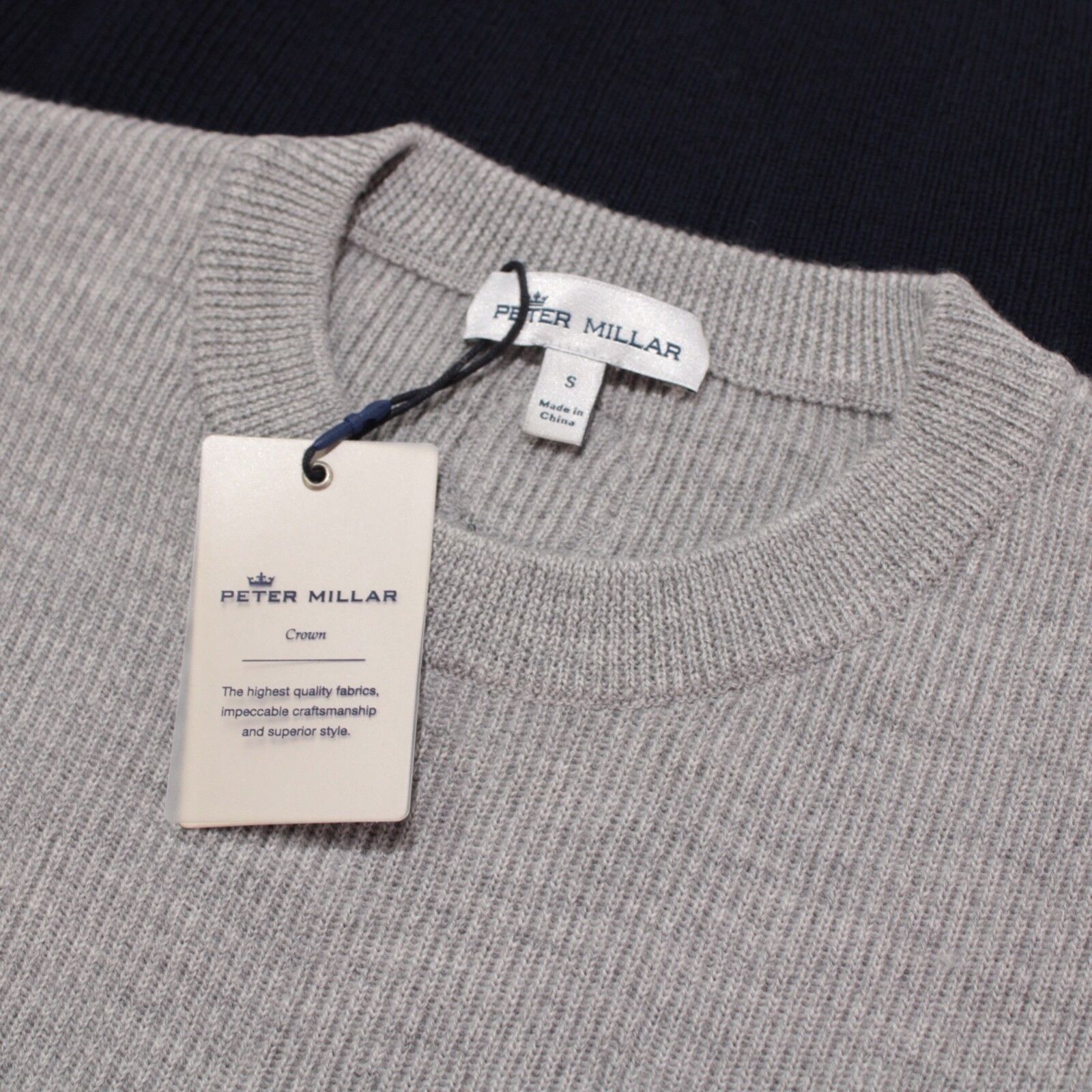 Peter Millar Peter Millar Sweater Size US S in Gray Size US S / EU 44-46 / 1 - 1 Thumbnail