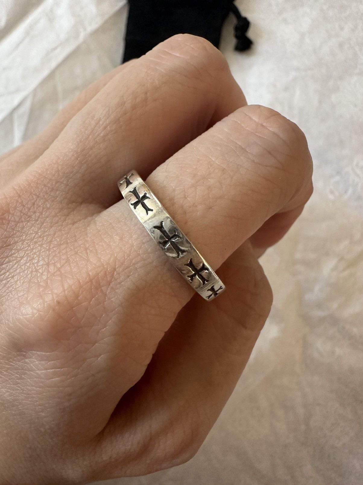 Chrome Hearts Chrome Hearts 3MM Silver Spacer Ring (NYC Exclusive) US7.5 Size ONE SIZE - 8 Thumbnail