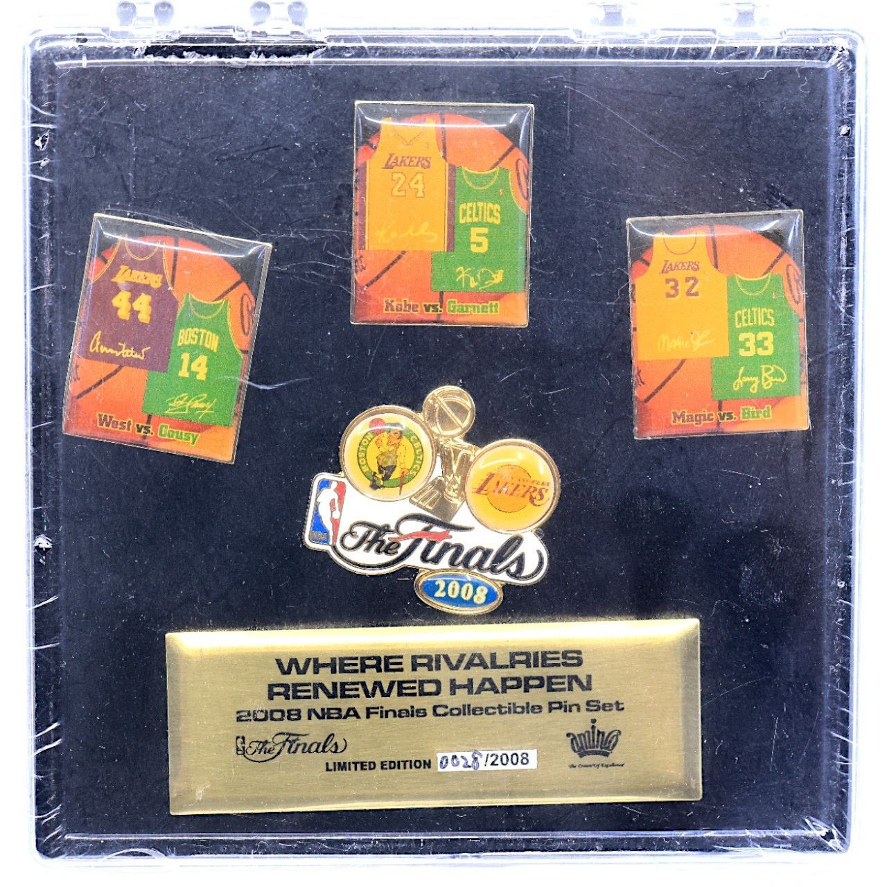 NBA NBA Finals 2008 Pin Set- Boston Celtics v LA Lakers #28/2008 Size ONE SIZE - 1 Thumbnail
