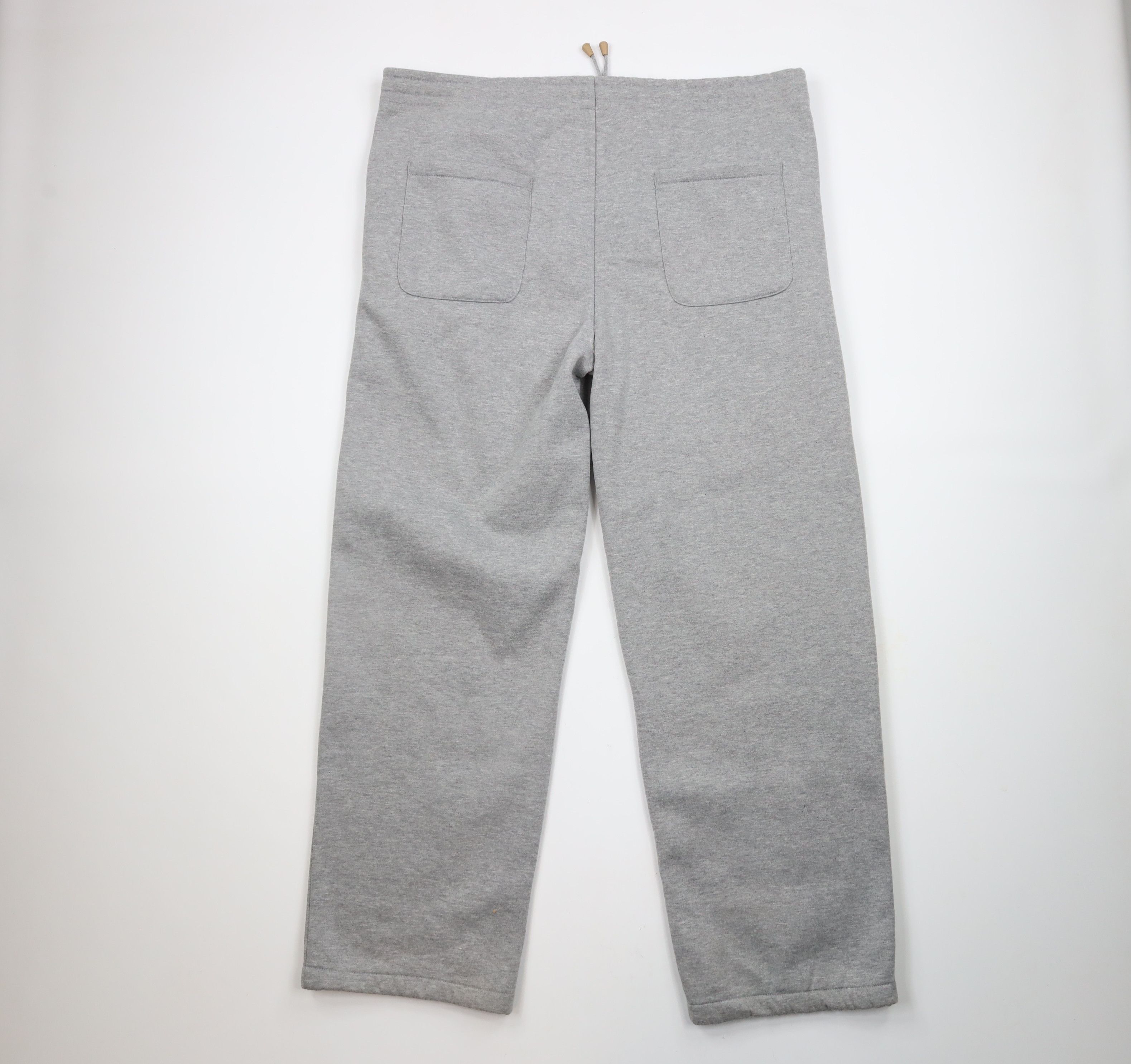 Vintage Vintage 90s Streetwear Heavyweight Wide Leg Sweatpants Gray Size US 40 / EU 56 - 8 Thumbnail