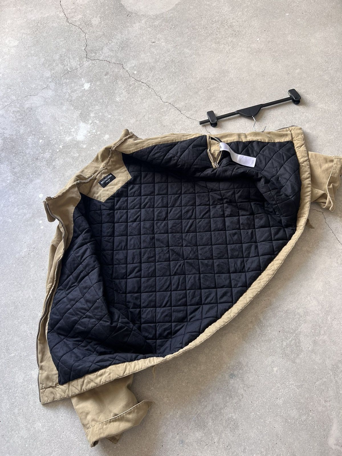 Balenciaga Balenciaga Worker Jacket Canvas Size US L / EU 52-54 / 3 - 3 Thumbnail