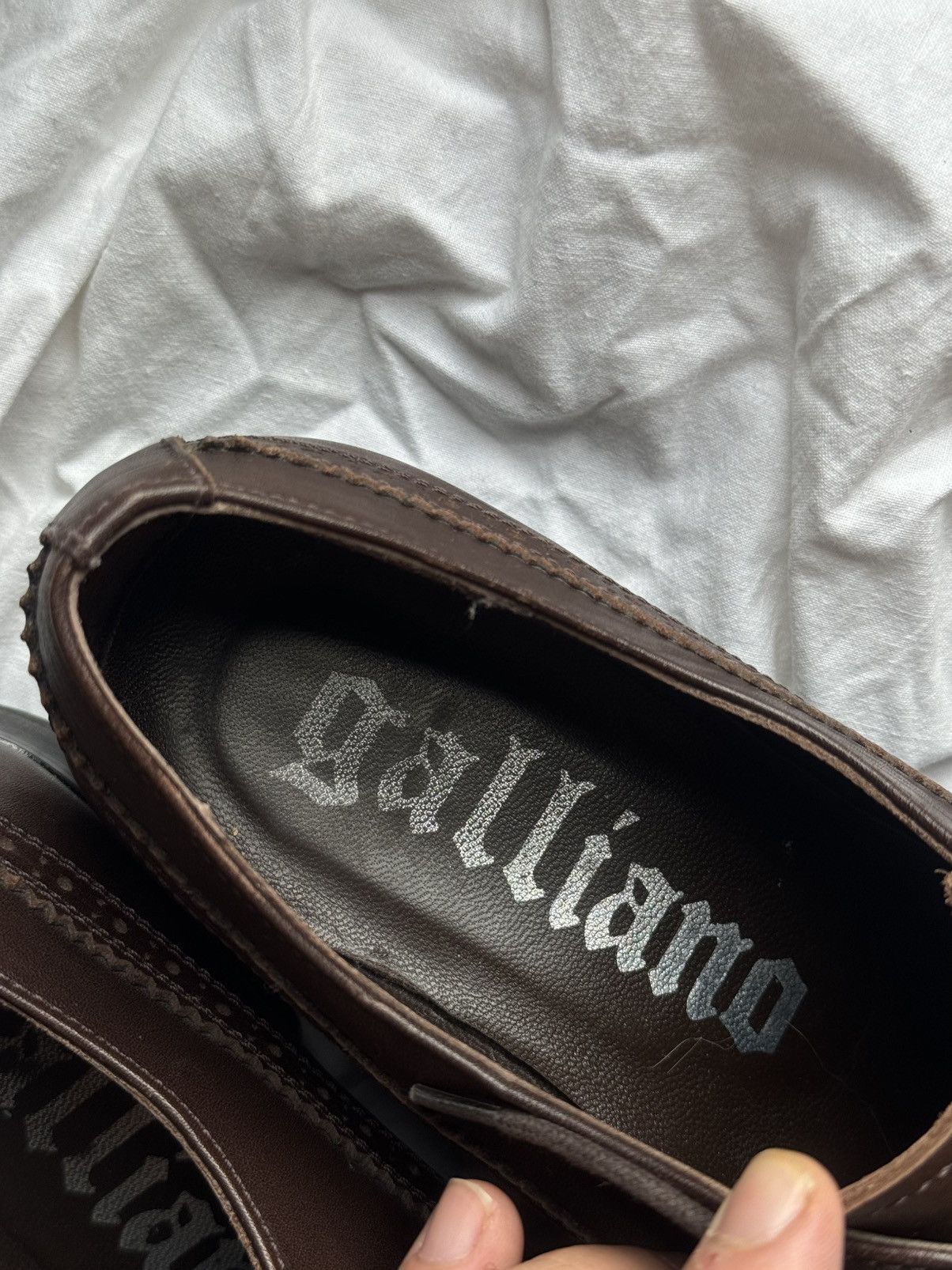 John Galliano Jonh Galliano Brown oxford shoes Size US 9.5 / EU 42-43 - 10 Thumbnail
