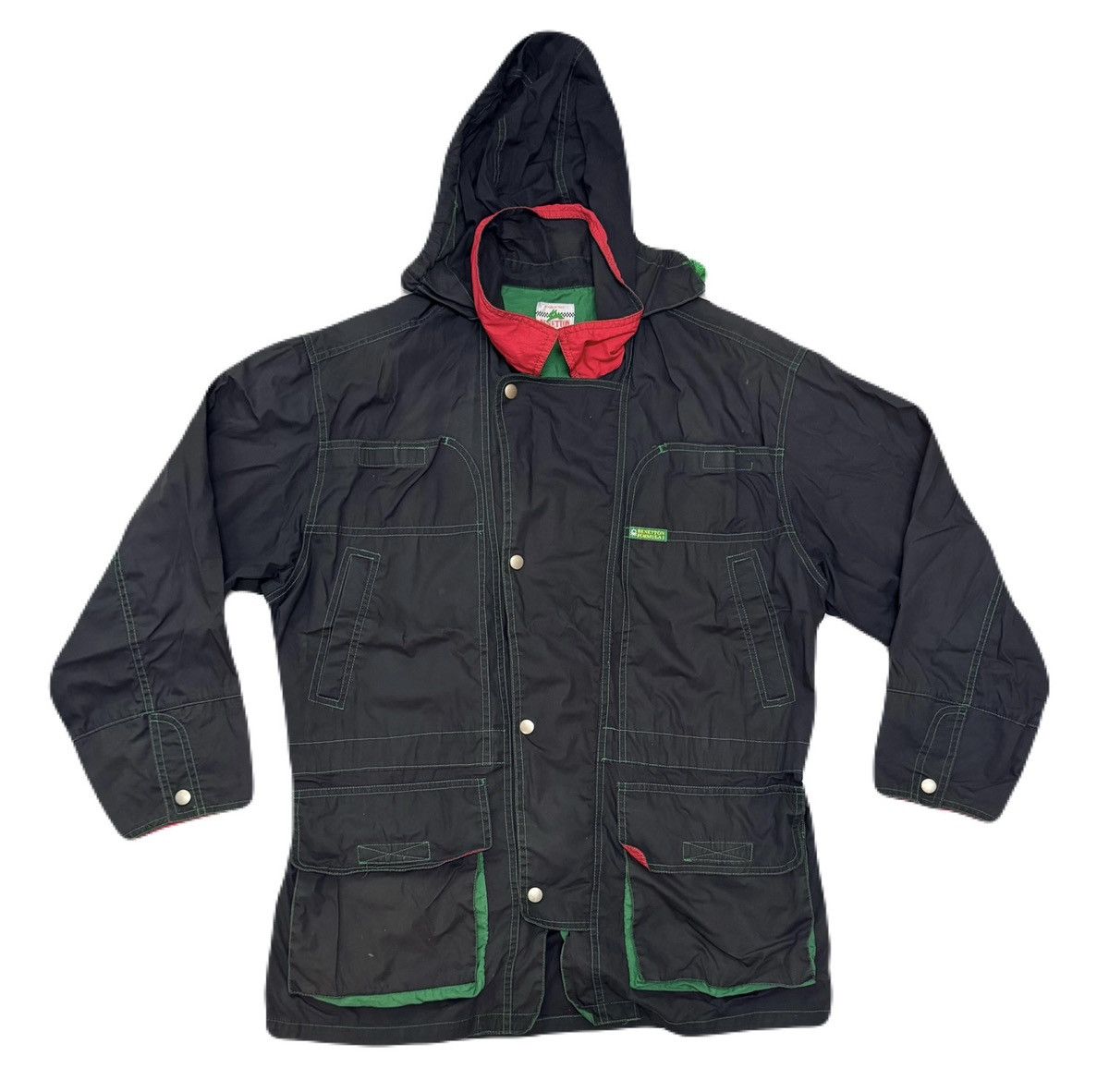 Benetton Rare BENETTON FORMULA Windbreaker/Jacket/Parka Size US XL / EU 56 / 4 - 1 Thumbnail