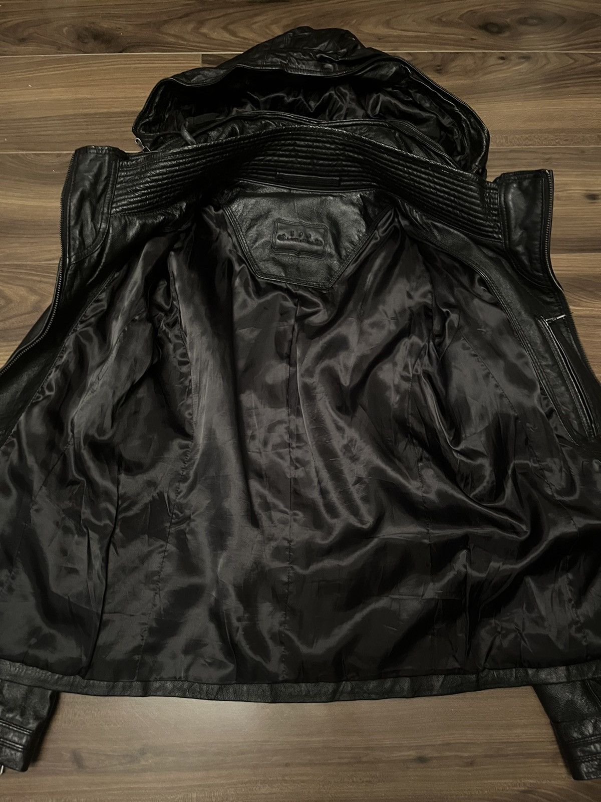 GOA Goa bono black leather jacket | Grailed