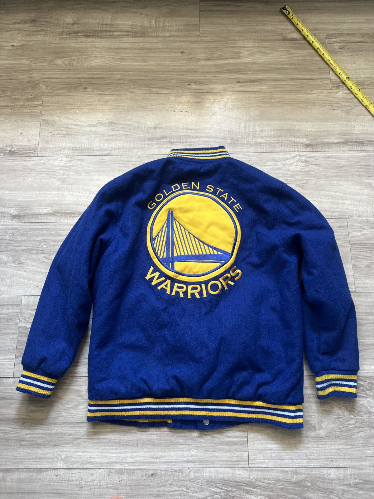 Jeff Hamilton Men's Golden State Warriors JH Design Royal Reversible Wool Size US S / EU 44-46 / 1 - 5 Thumbnail