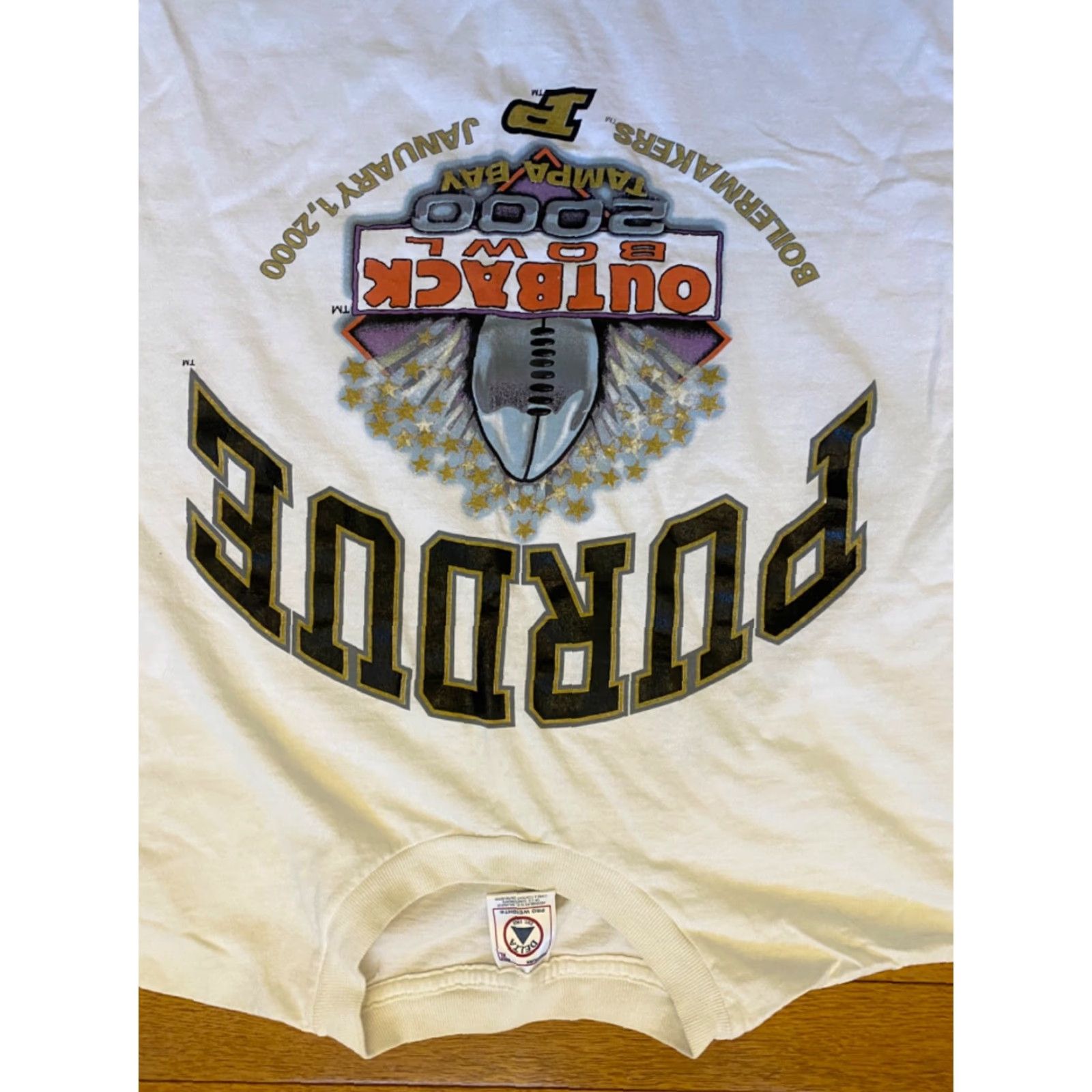 Jansport VINTAGE 2000s Outback Bowl Purdue Boilermakers S/S T-Shirt XL White Nike? Size US XL / EU 56 / 4 - 3 Thumbnail
