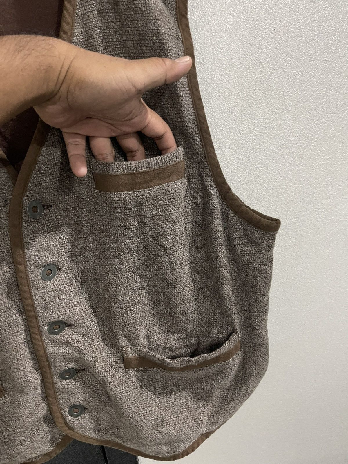 Armani Exchange Vintage Armani Jeans Vest Size US L / EU 52-54 / 3 - 6 Thumbnail