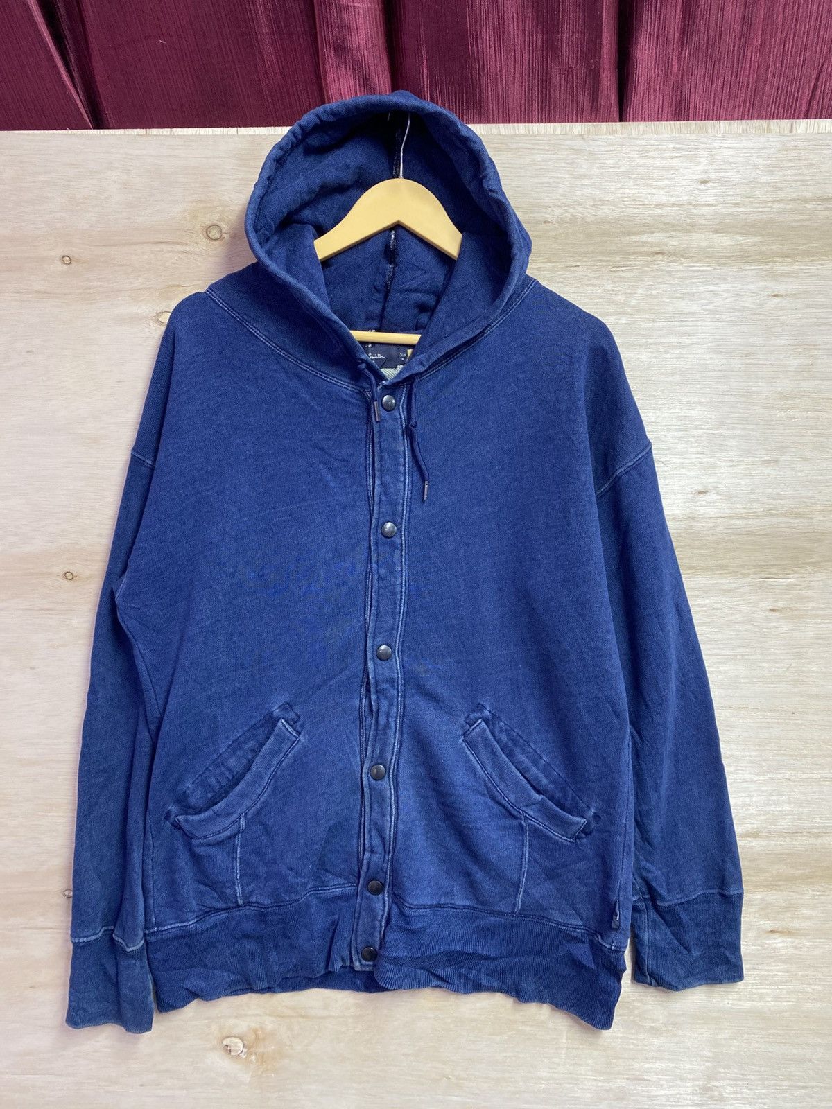 Paul Smith Paul Smith Jeans denim hoodie buttons ups Size US XL / EU 56 / 4 - 1 Thumbnail