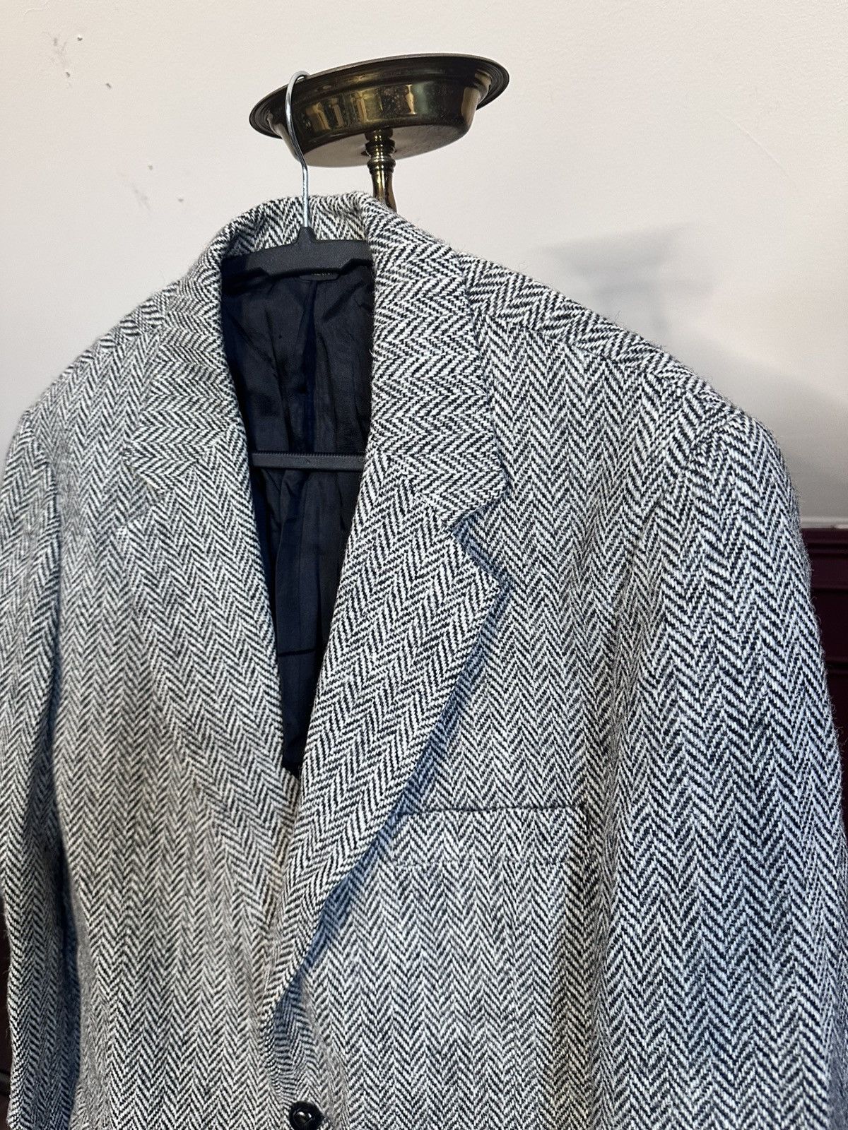 Harris Tweed HARRIS TWEED vintage herringbone wool jacket Size 40L - 2 Thumbnail