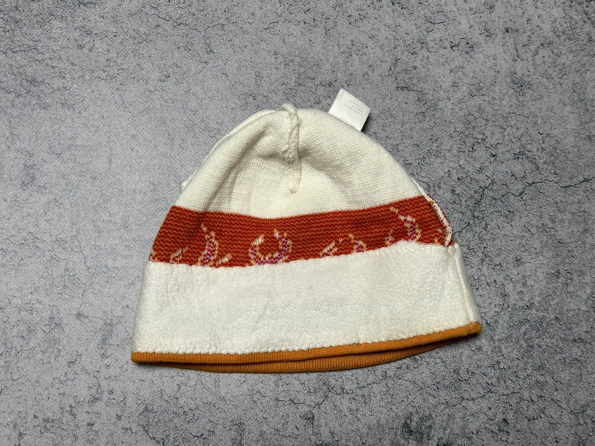 Vintage Vintage Alptraum Flame Fire Y2K Beanie Hat Size ONE SIZE - 9 Thumbnail