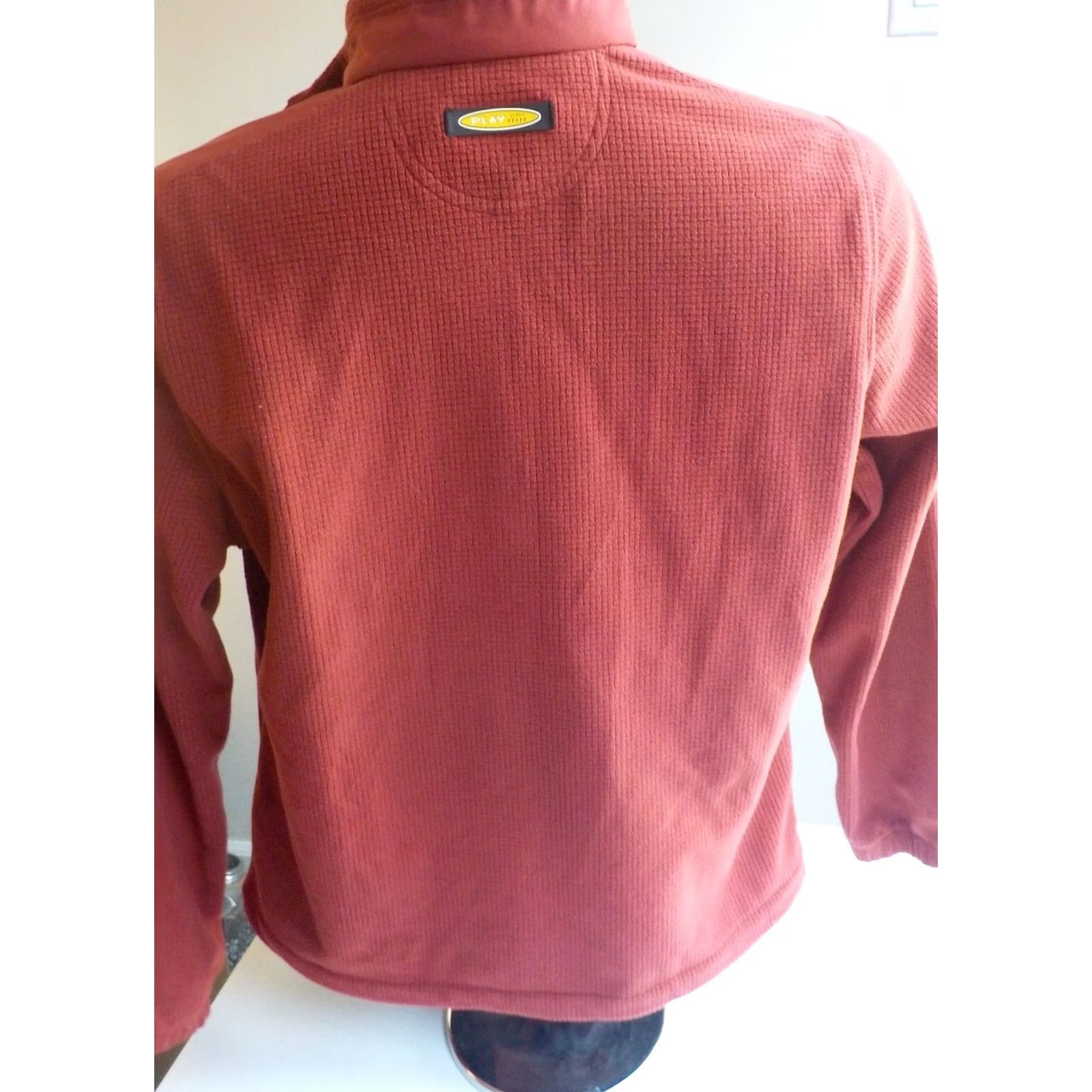 Vintage Greg Norman Women's Golf Playdry 1/4 Zip Pullover Red L NWT Size L / US 10 / IT 46 - 4 Thumbnail