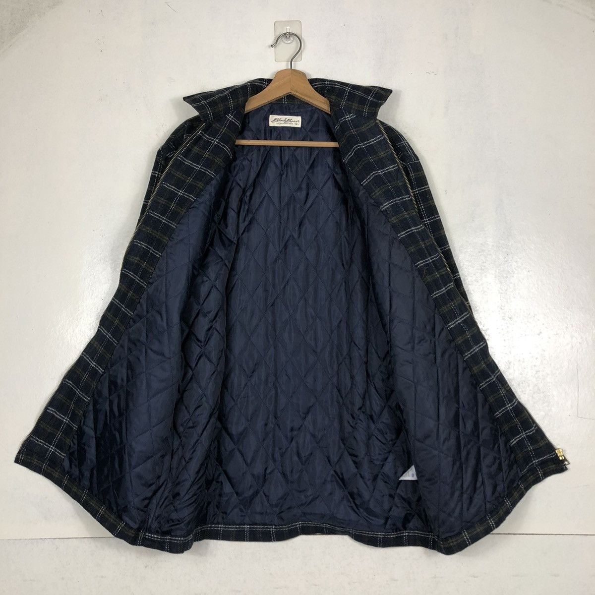 Japanese Brand × Vintage 📌VINTAGE ZIPPER JACKET BLACK BASS TARTAN ISSEY MIYAKE Size US M / EU 48-50 / 2 - 14 Thumbnail