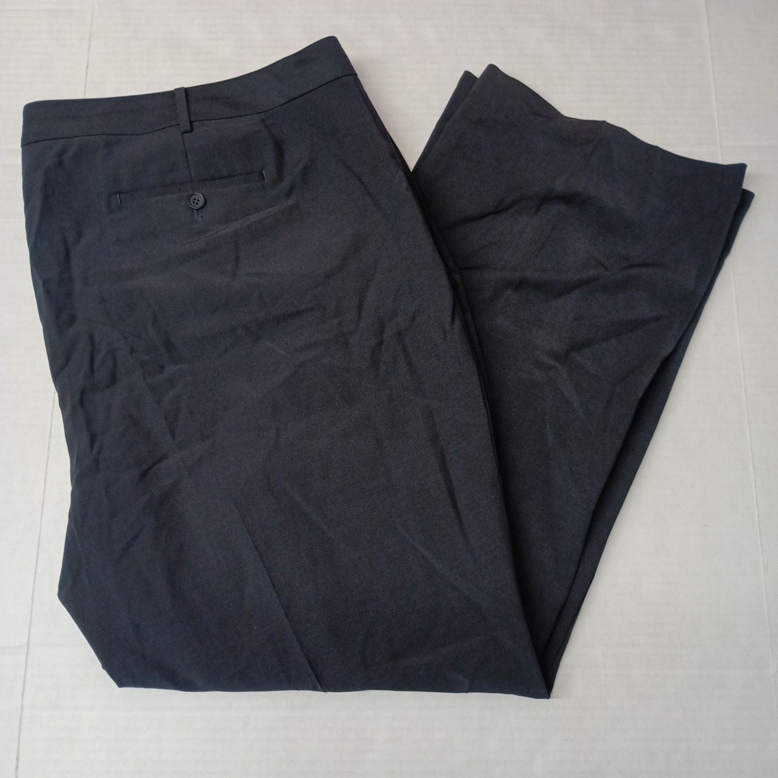 Other Talbots Women's High Waist Pants 24W Navy Blue Wool Blend Size 32" / US 10 / IT 46 - 1 Thumbnail