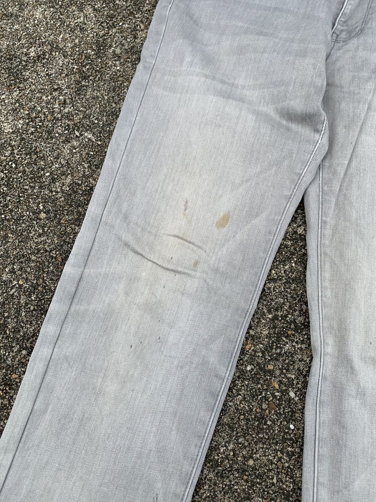 Japanese Brand Steals! Uniqlo Jeans Grey Denim Skinny Fit Size US 30 / EU 46 - 9 Thumbnail