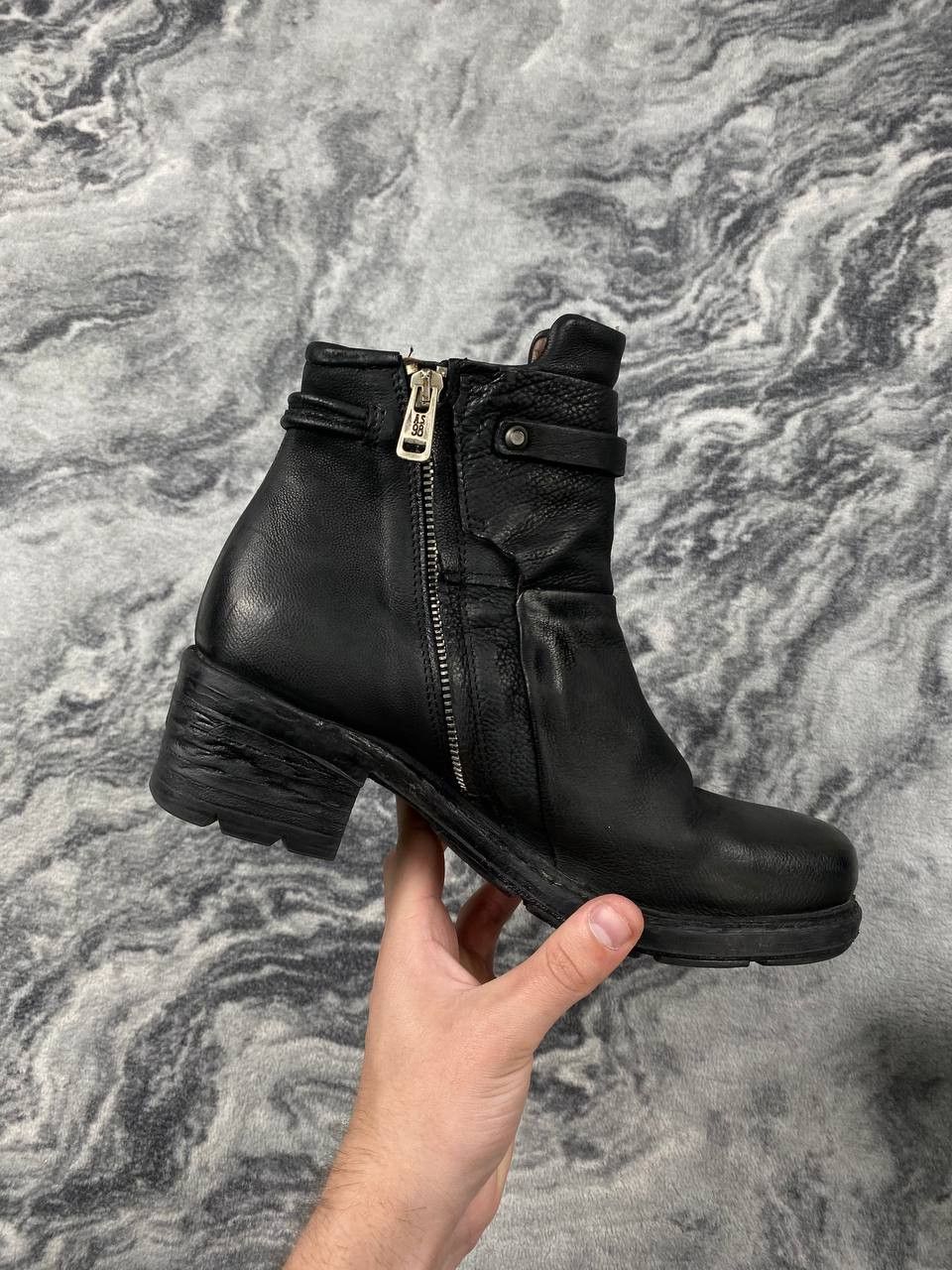 A.S.98 A.S.98 Airstep Leather Boots With Heels Women Size 39 Black Size US 9 / IT 39 - 6 Thumbnail