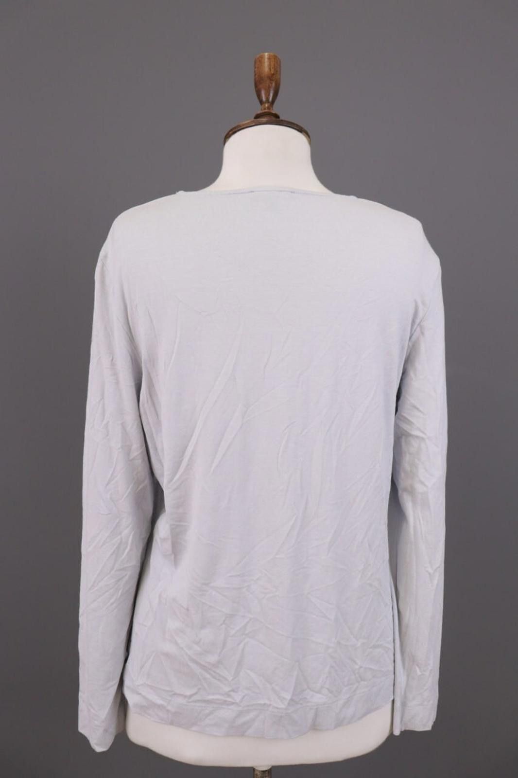 Oscar De La Renta Oska Grau Lagenlook Relaxed Pullover Top Size 3 / L Size M / US 6-8 / IT 42-44 - 10 Thumbnail
