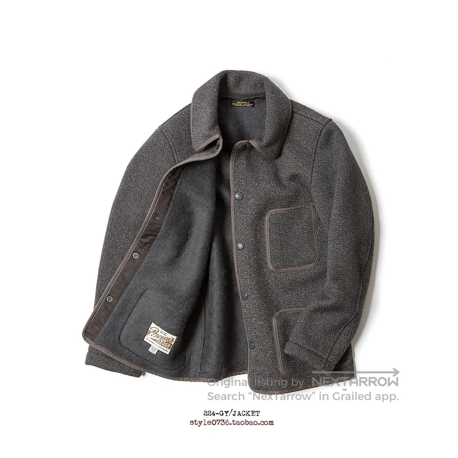 Red Clouds Collective BROWN'S BEACH JKT. Size US XS / EU 42 / 0 - 1 Thumbnail