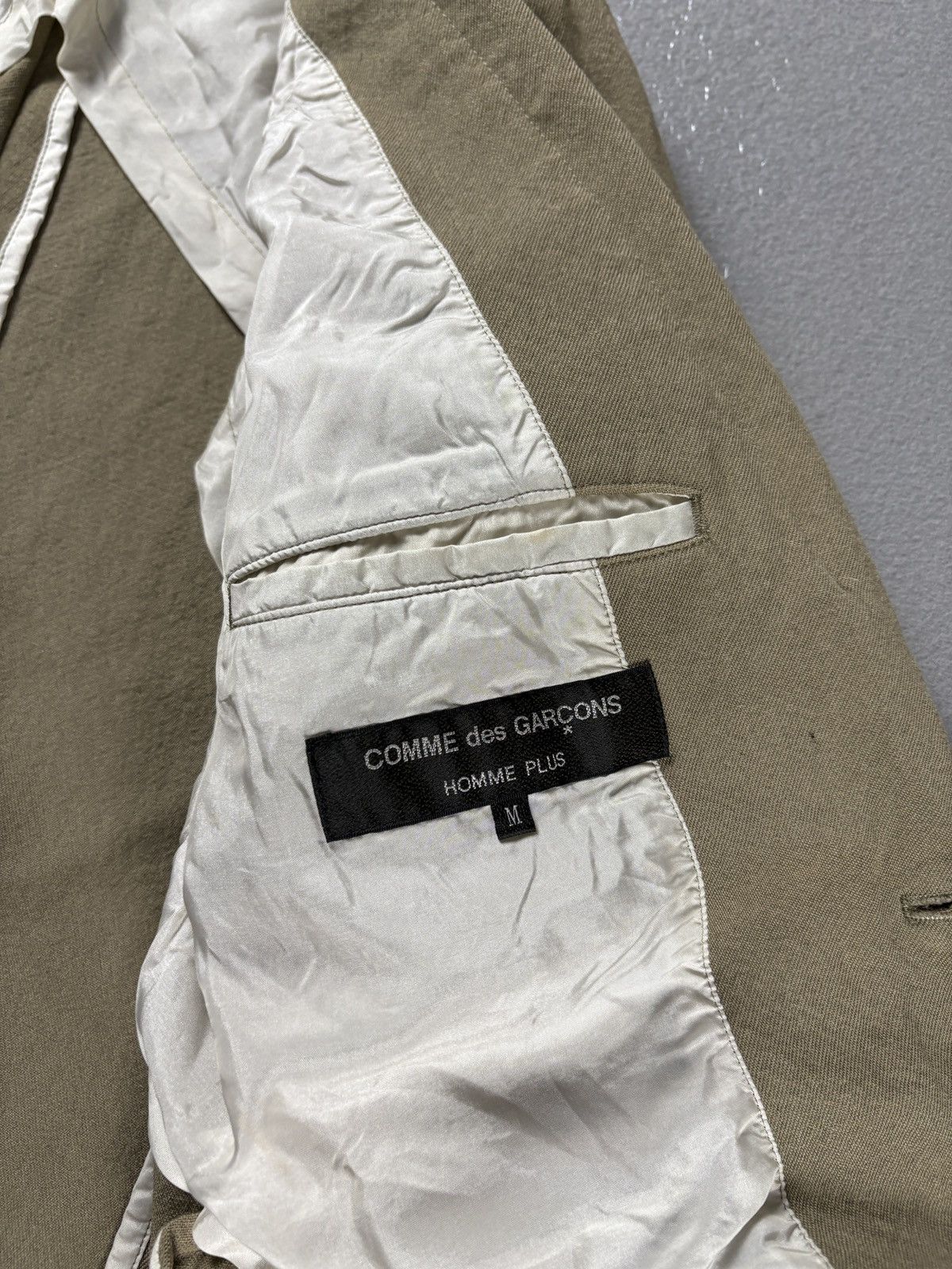 Comme des Garcons Homme Plus Comme des Garcons SS08 Homme Plus Blazer Beige Size 46R - 4 Thumbnail