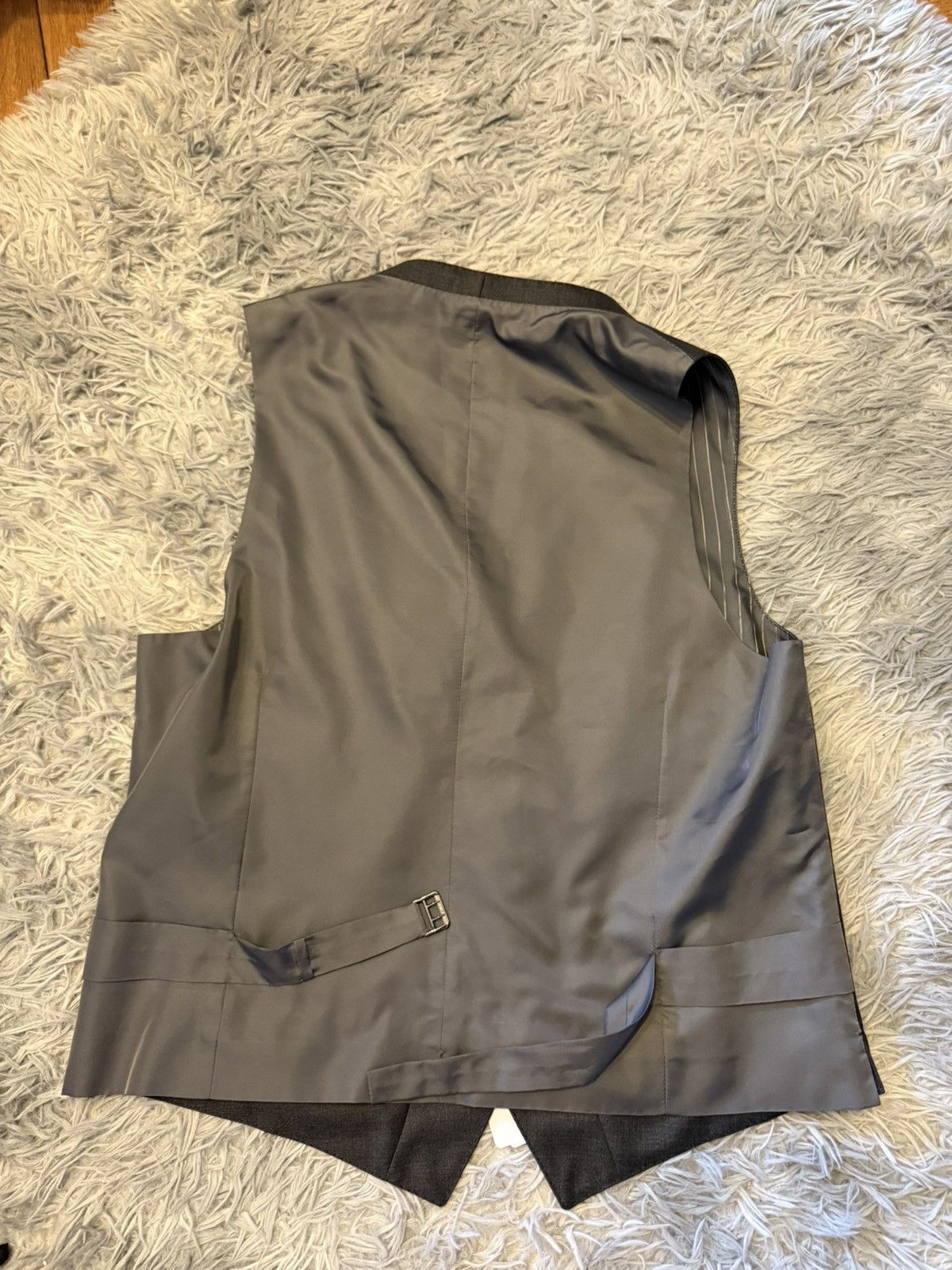 Tom Ford grey wool suit vest Size 52R - 5 Thumbnail