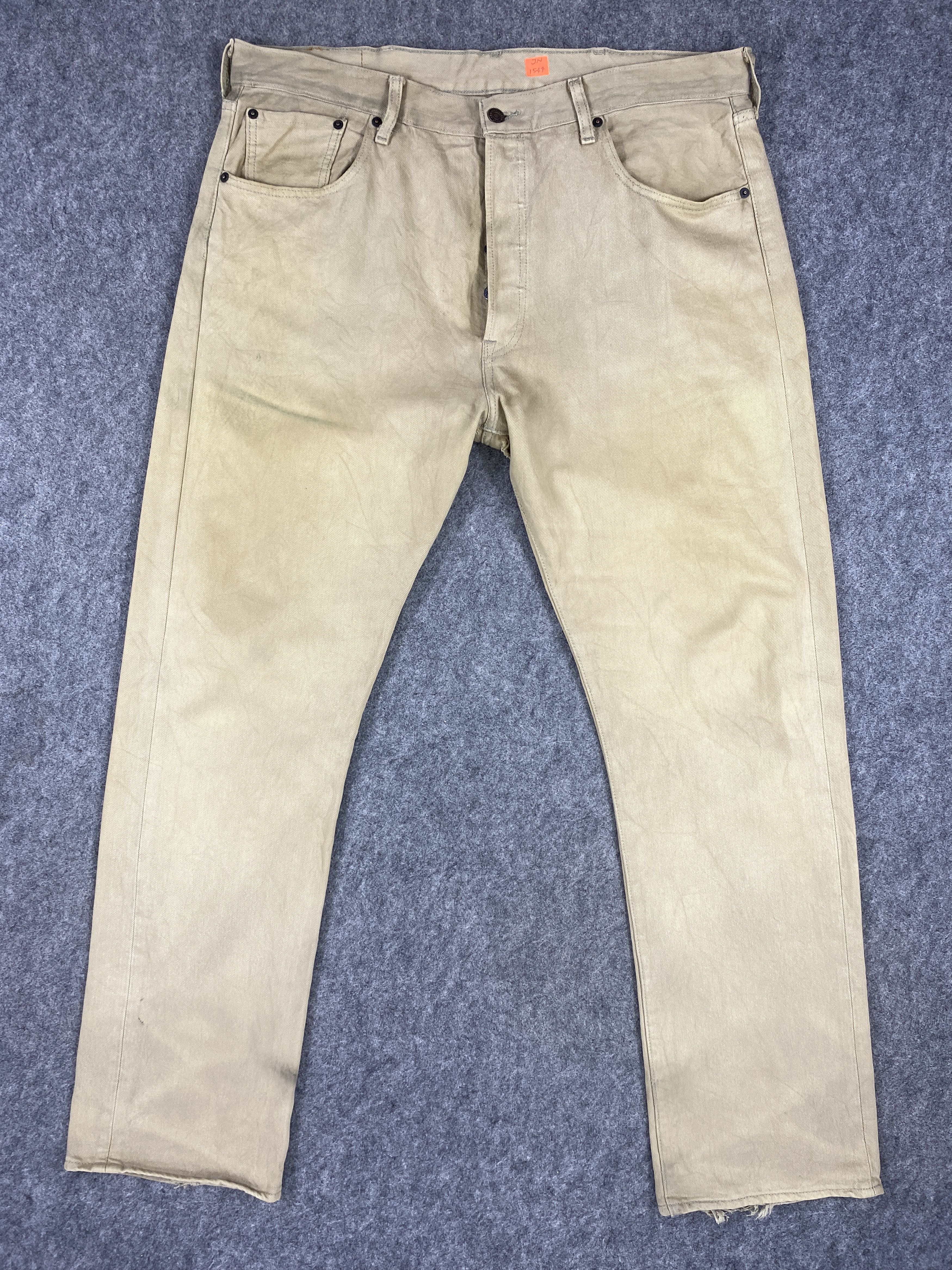 Vintage Khaki Vintage Levi's 501 Jeans 39x33 Denim -JN1544 Size US 39 - 1 Thumbnail