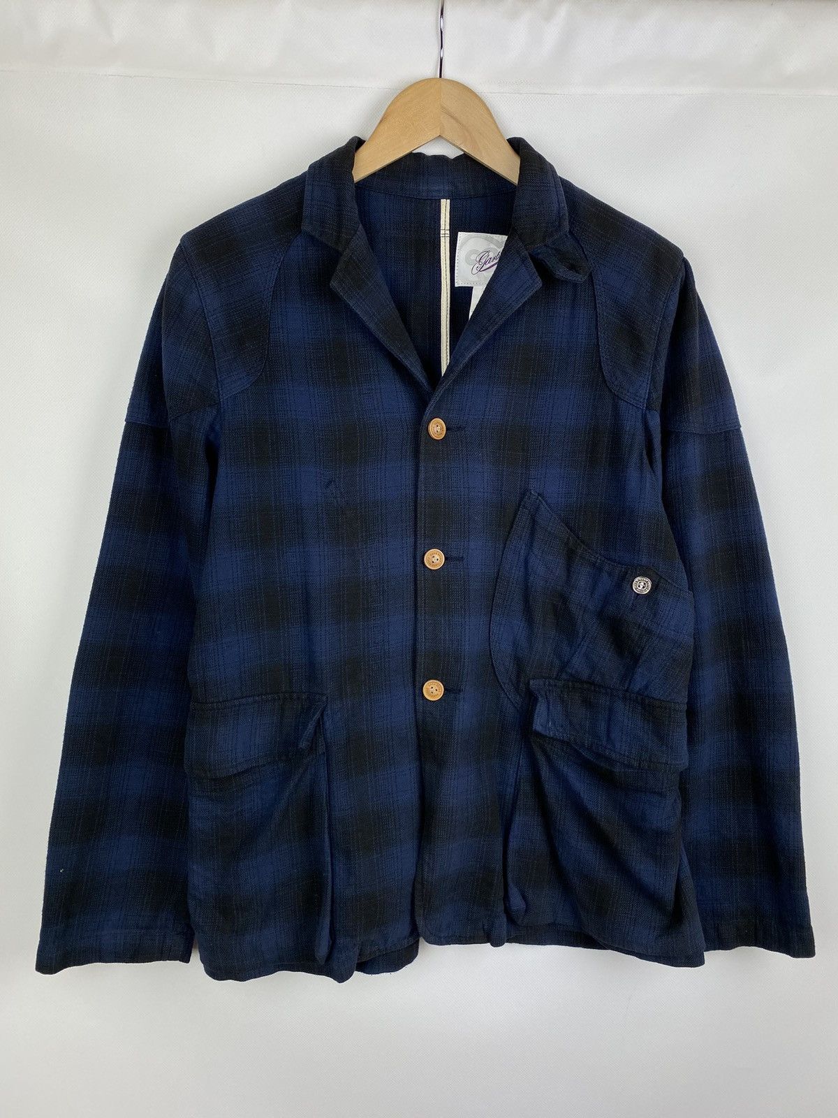 Garbstore × Japanese Brand Garbstore checked workwear Japanese style blazer jacket Size US M / EU 48-50 / 2 - 1 Thumbnail
