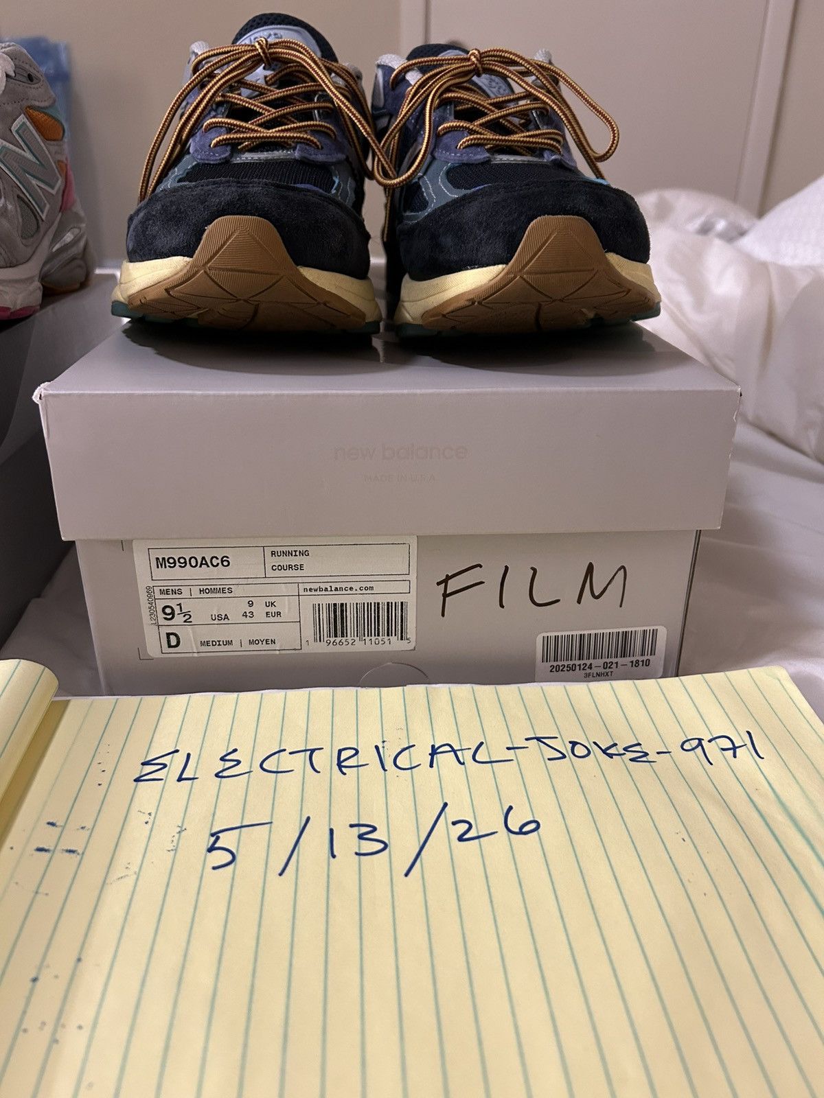 Action Bronson × New Balance Lapis Lazuli 990v6 sz 9.5 Size US 9.5 / EU 42-43 - 7 Thumbnail