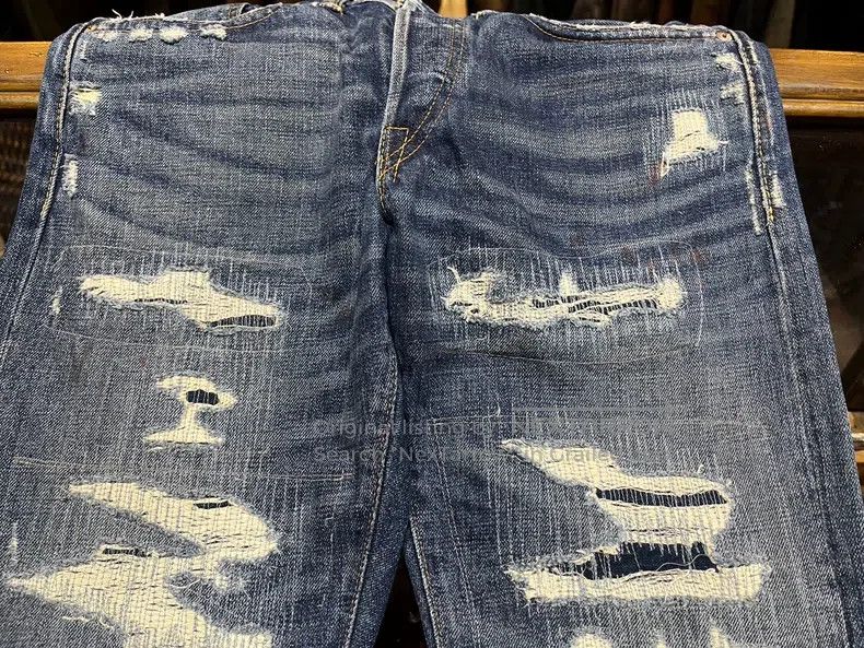 RRL Ralph Lauren RRL Ralph Lauren Destroy the Bull King jeans and make the Size US 32 / EU 48 - 5 Thumbnail